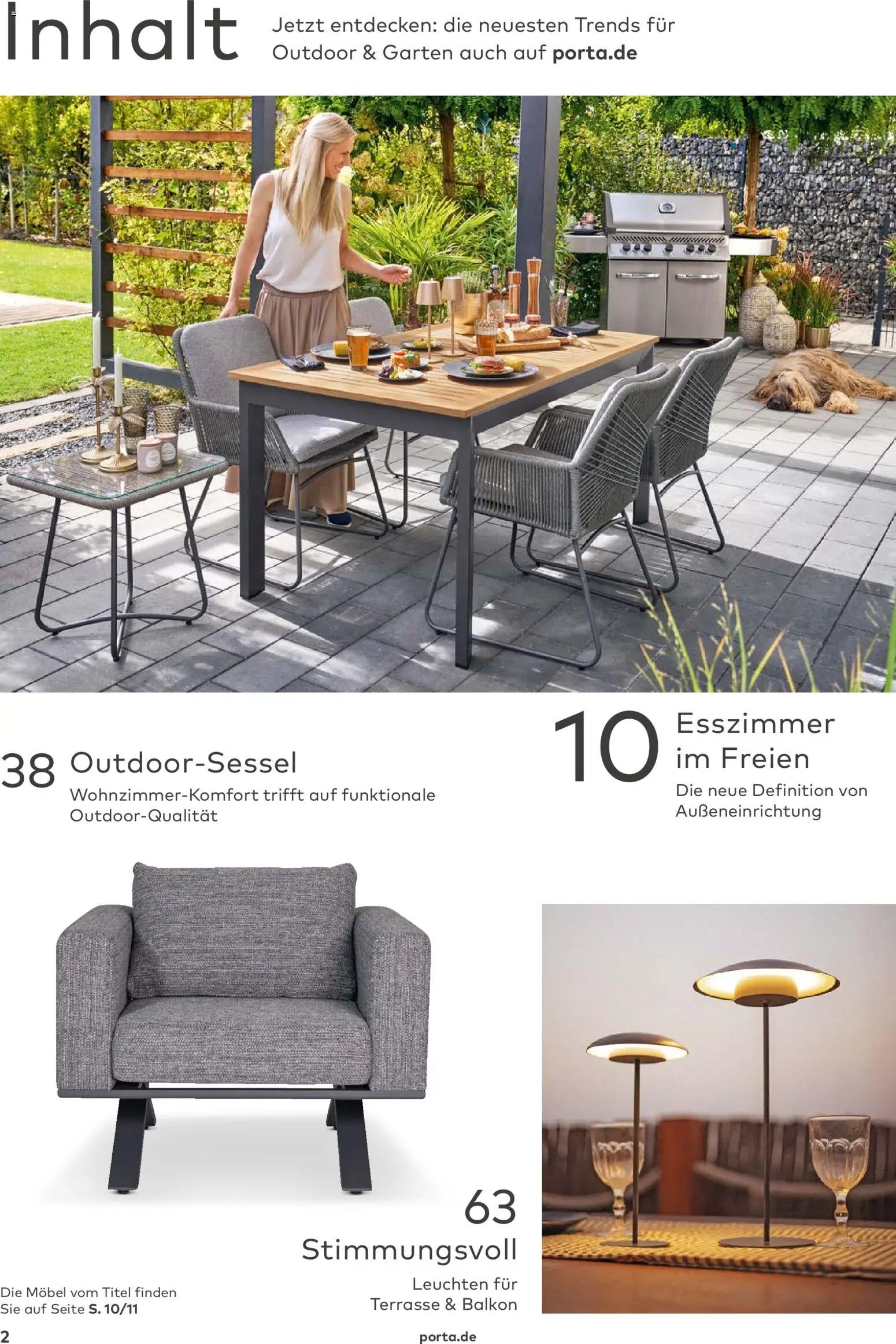 Porta! Gartenmöbel Katalog