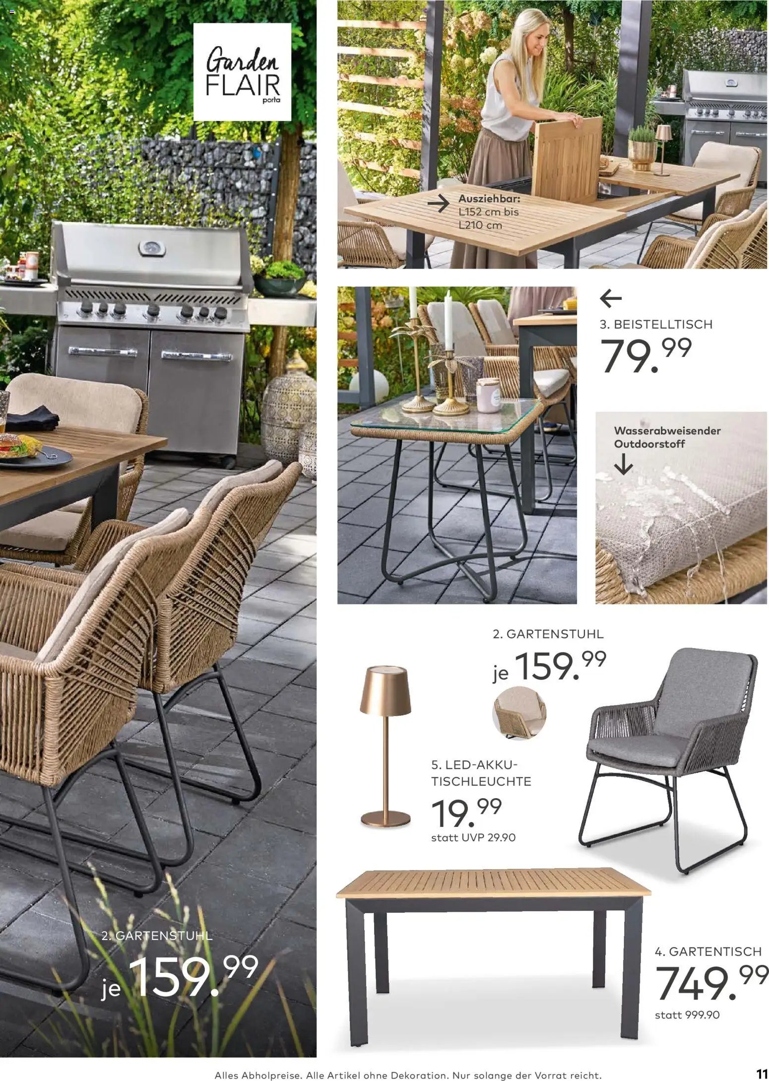 Porta! Gartenmöbel Katalog