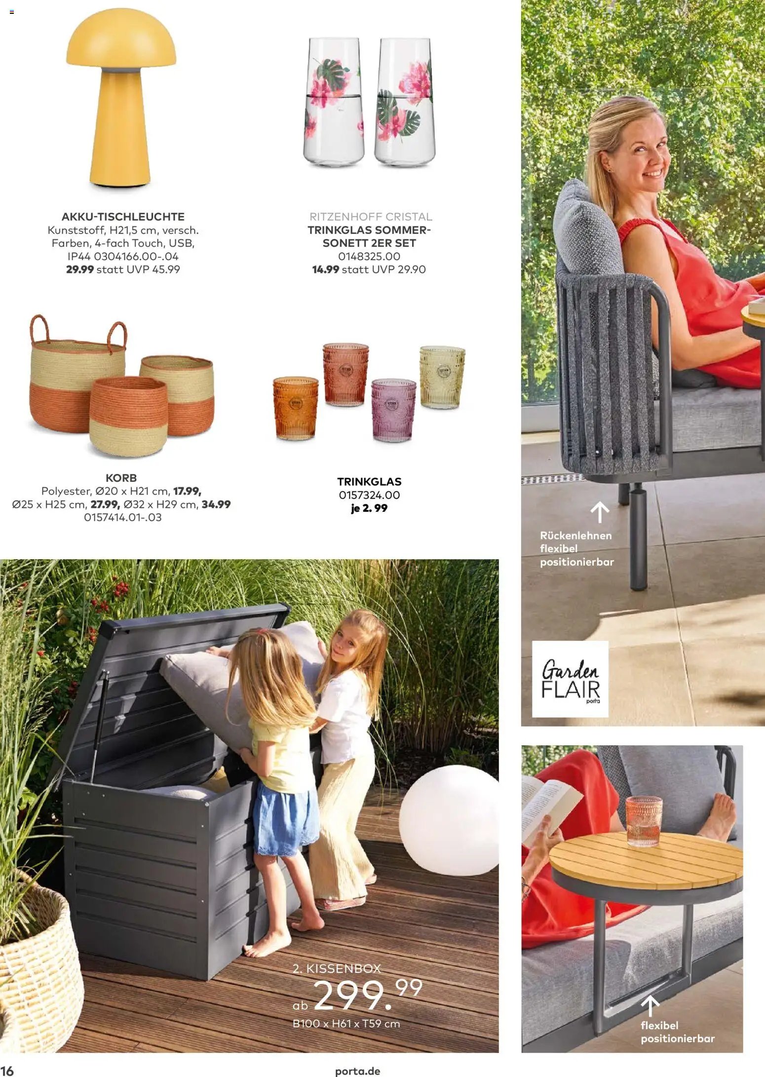 Porta! Gartenmöbel Katalog