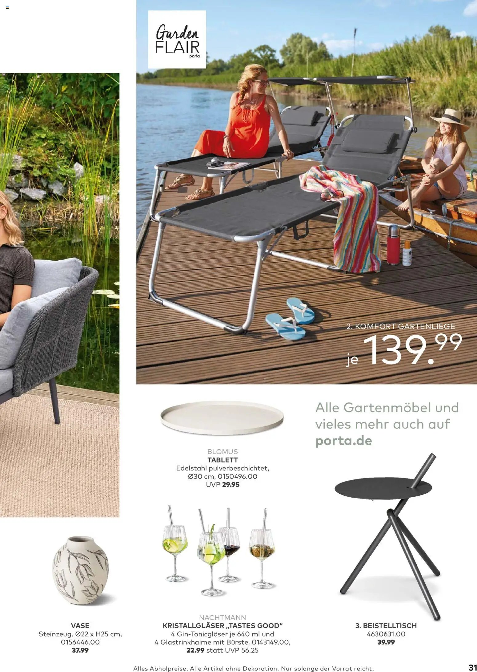 Porta! Gartenmöbel Katalog (2026-03-01 - 2026-08-31)