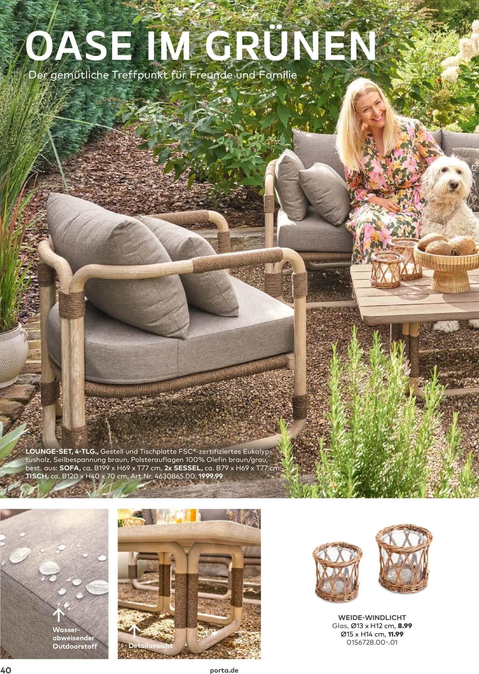 Porta! Gartenmöbel Katalog (2026-03-01 - 2026-08-31)