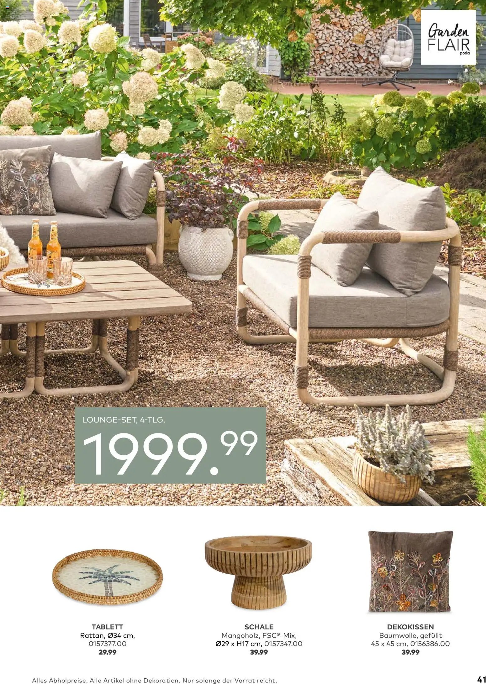 Porta! Gartenmöbel Katalog (2026-03-01 - 2026-08-31)