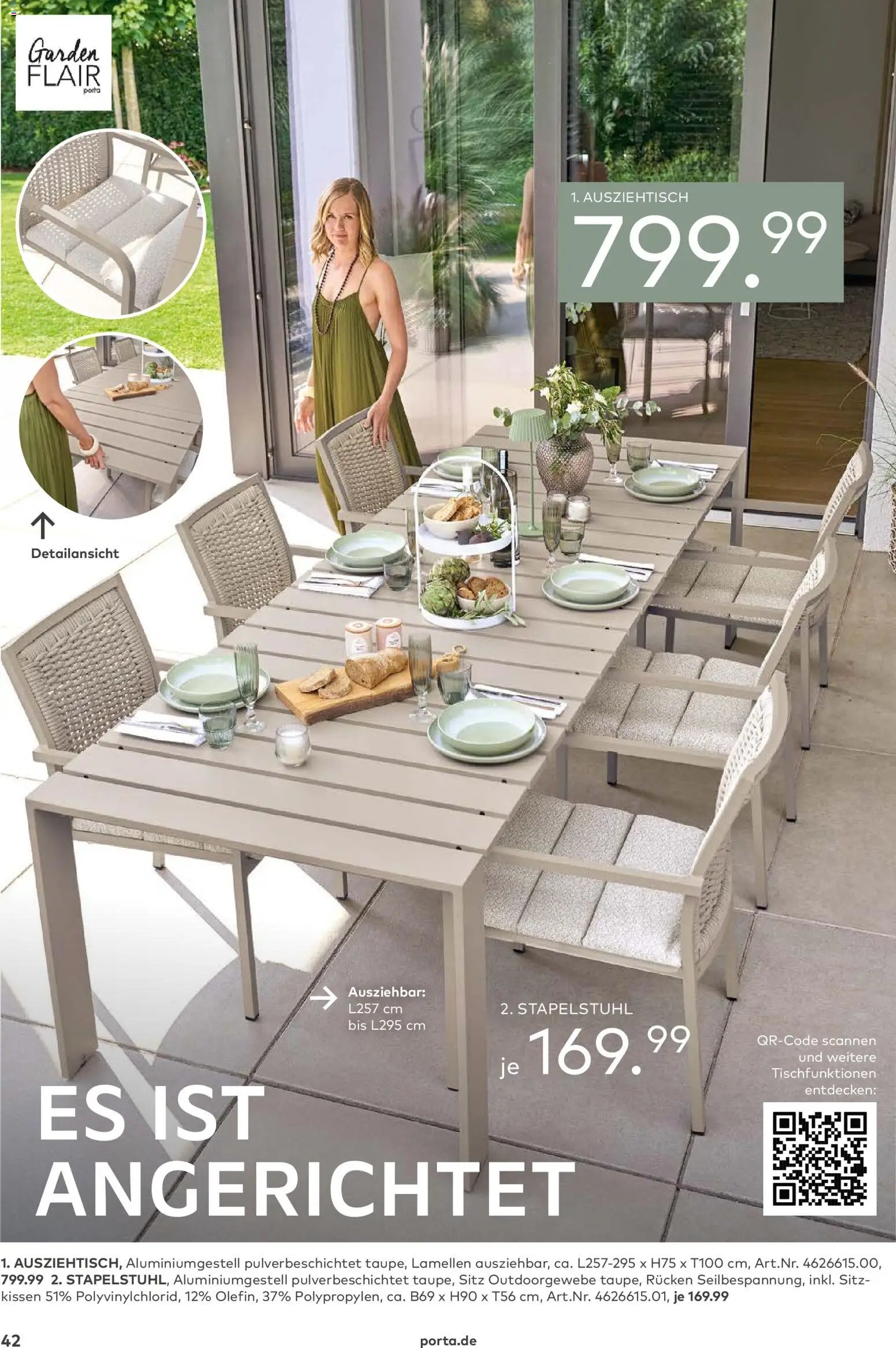 Porta! Gartenmöbel Katalog (2026-03-01 - 2026-08-31)