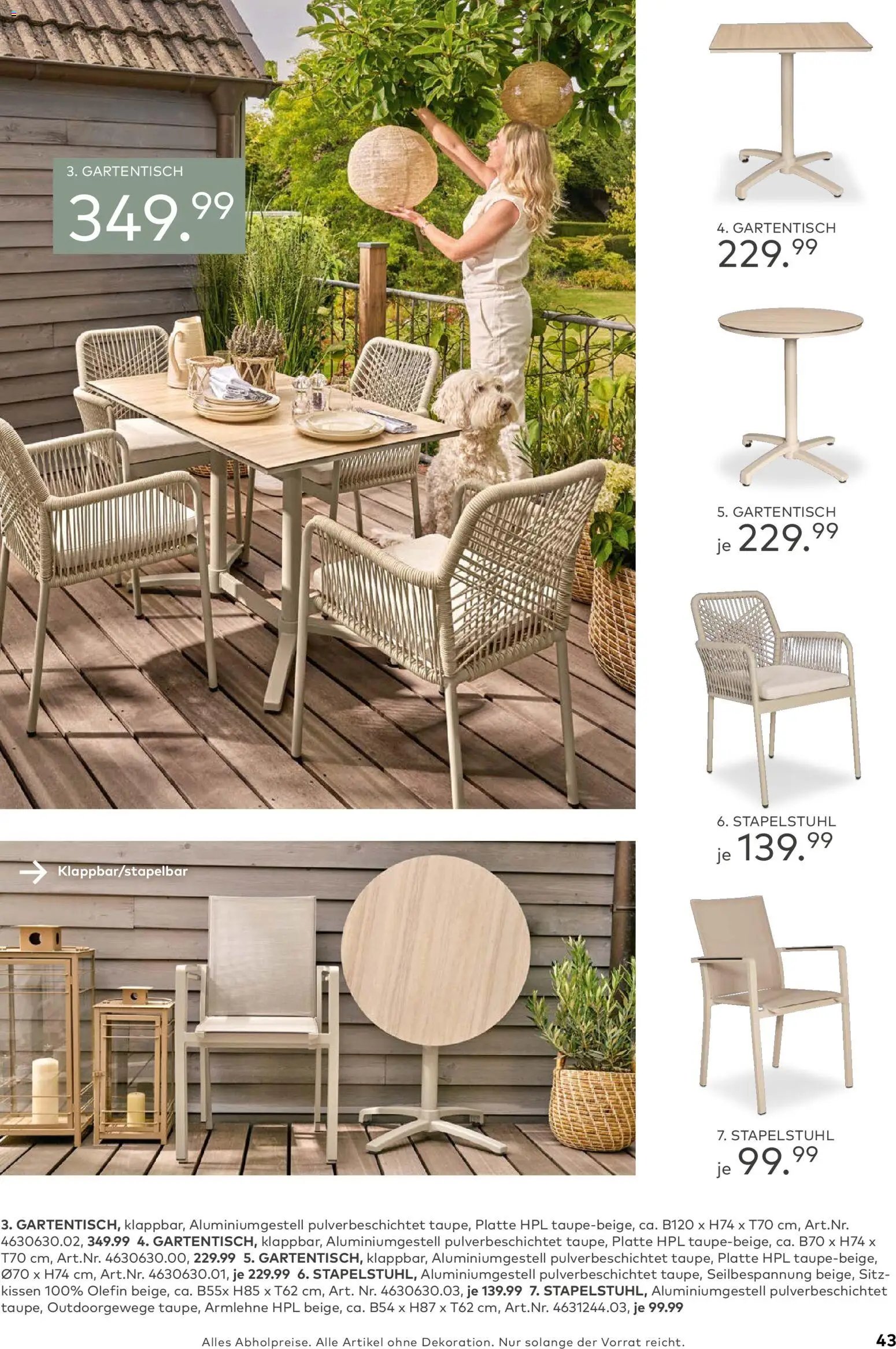 Porta! Gartenmöbel Katalog (2026-03-01 - 2026-08-31)