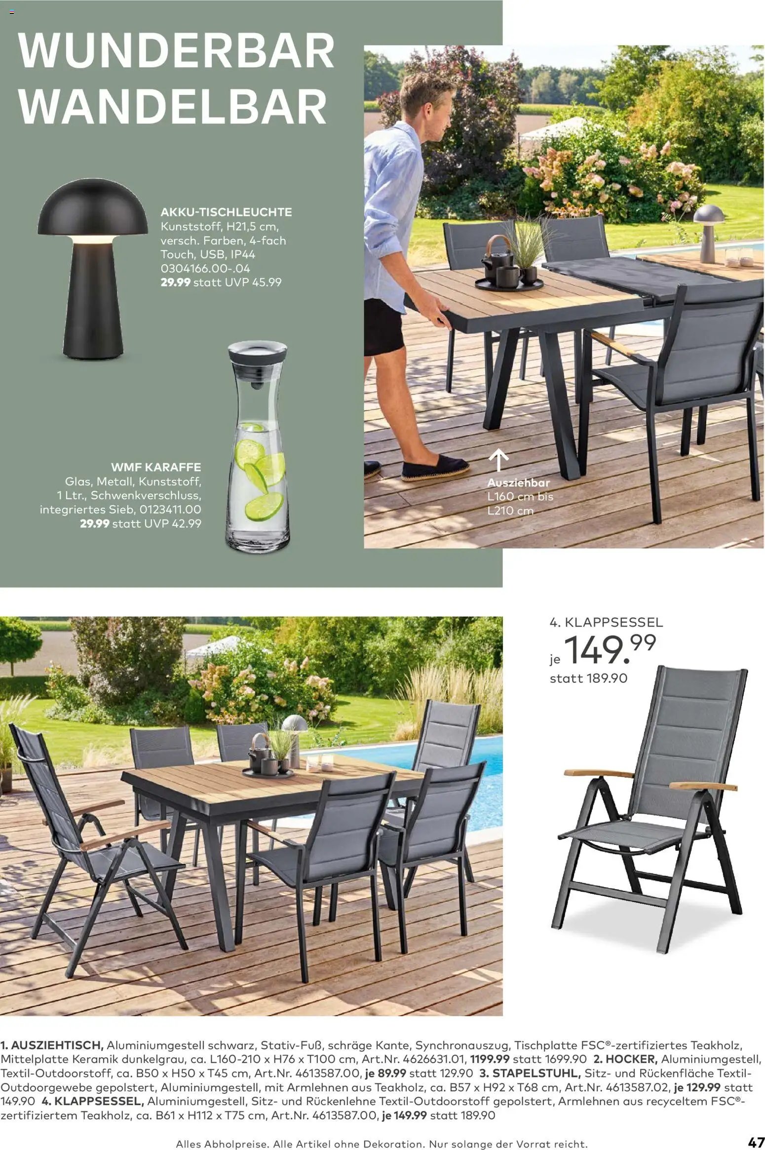 Porta! Gartenmöbel Katalog (2026-03-01 - 2026-08-31)