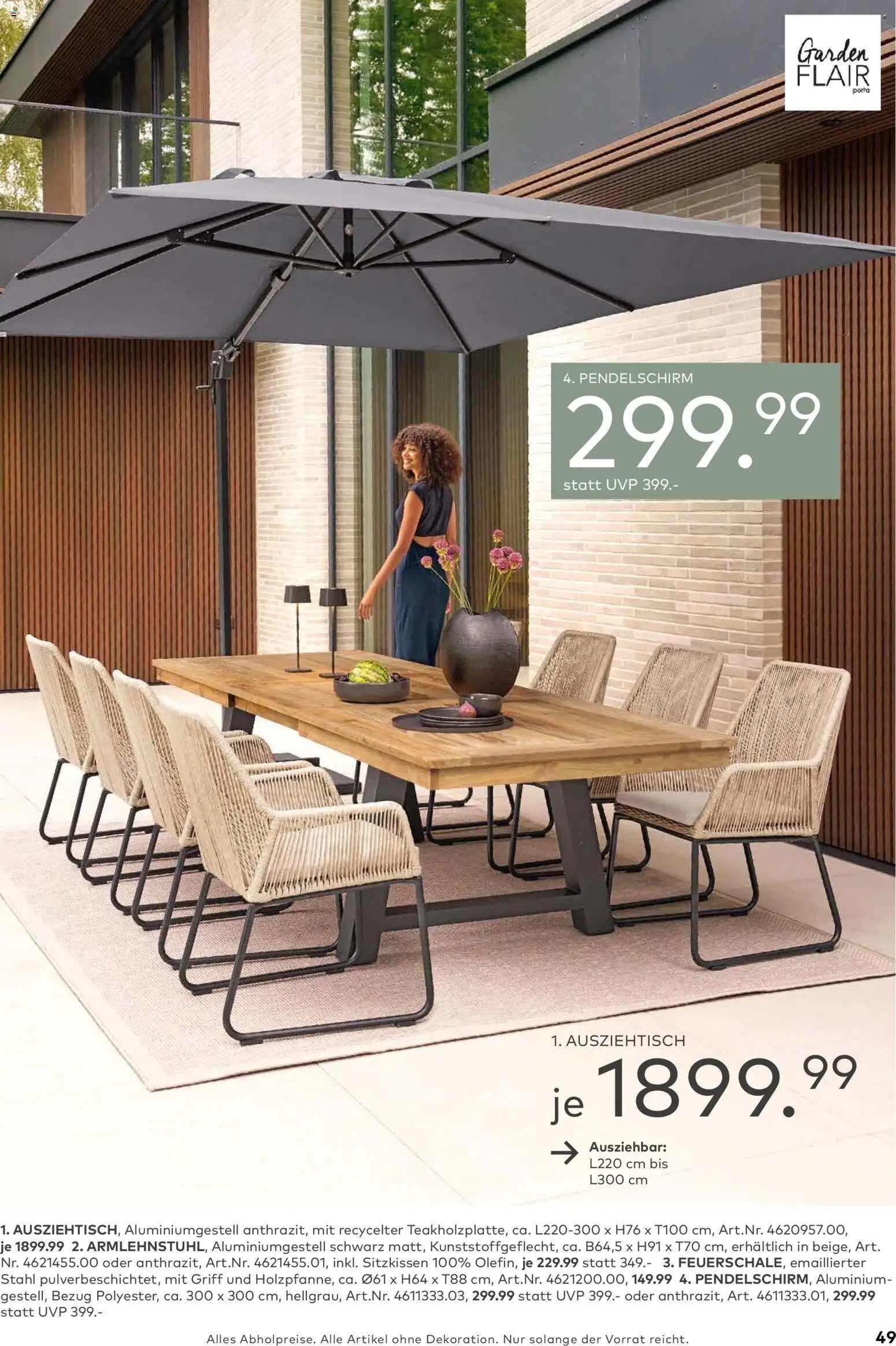 Porta! Gartenmöbel Katalog (2026-03-01 - 2026-08-31)