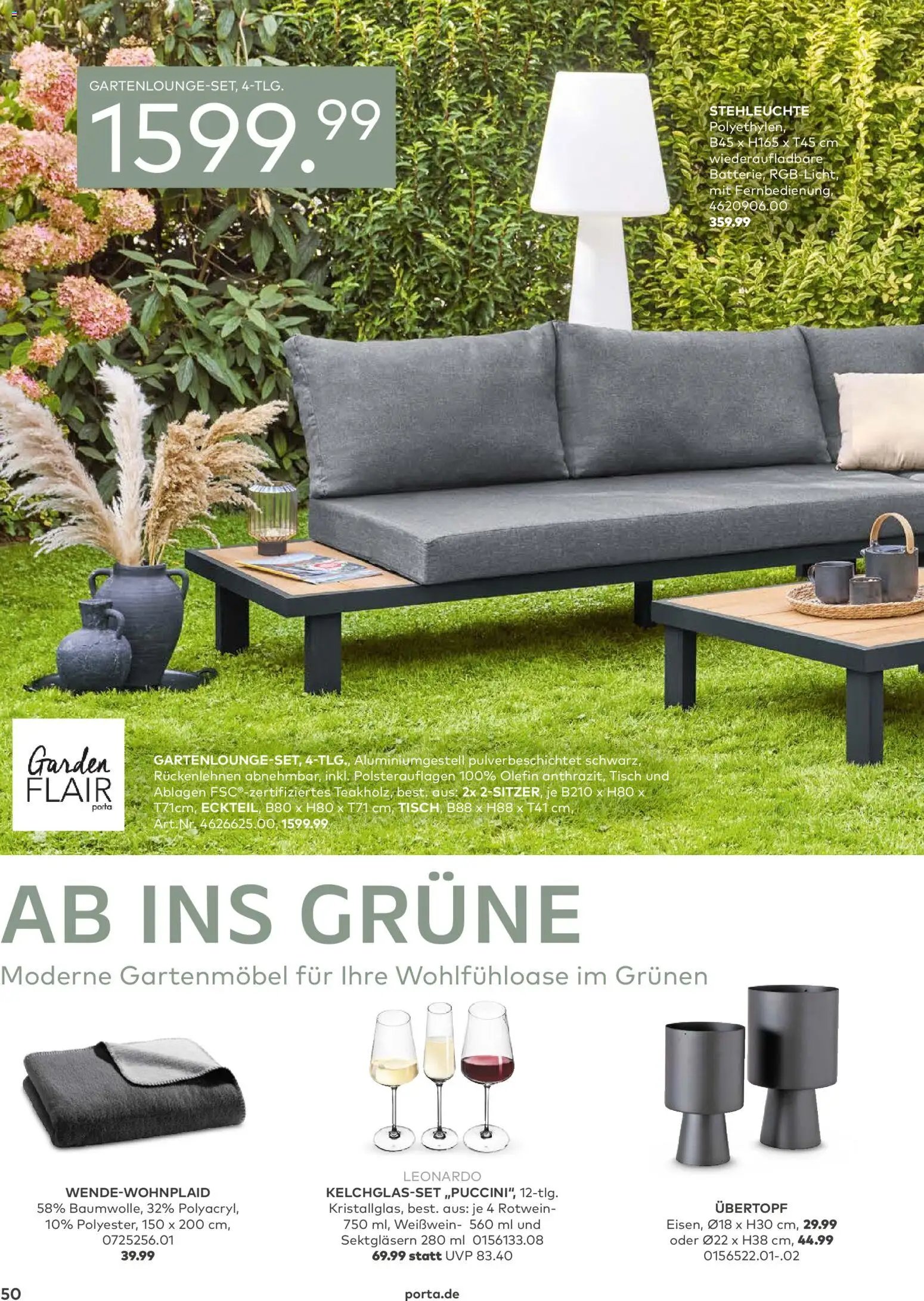 Porta! Gartenmöbel Katalog (2026-03-01 - 2026-08-31)