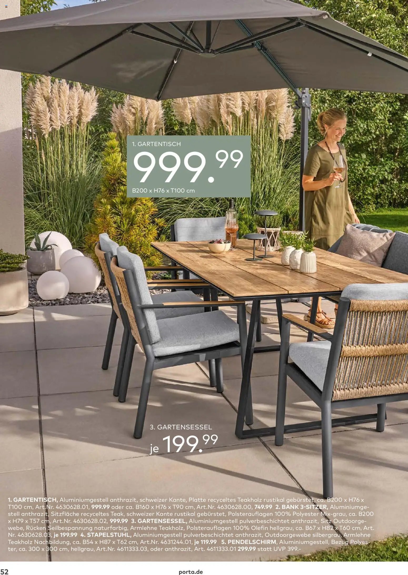 Porta! Gartenmöbel Katalog (2026-03-01 - 2026-08-31)