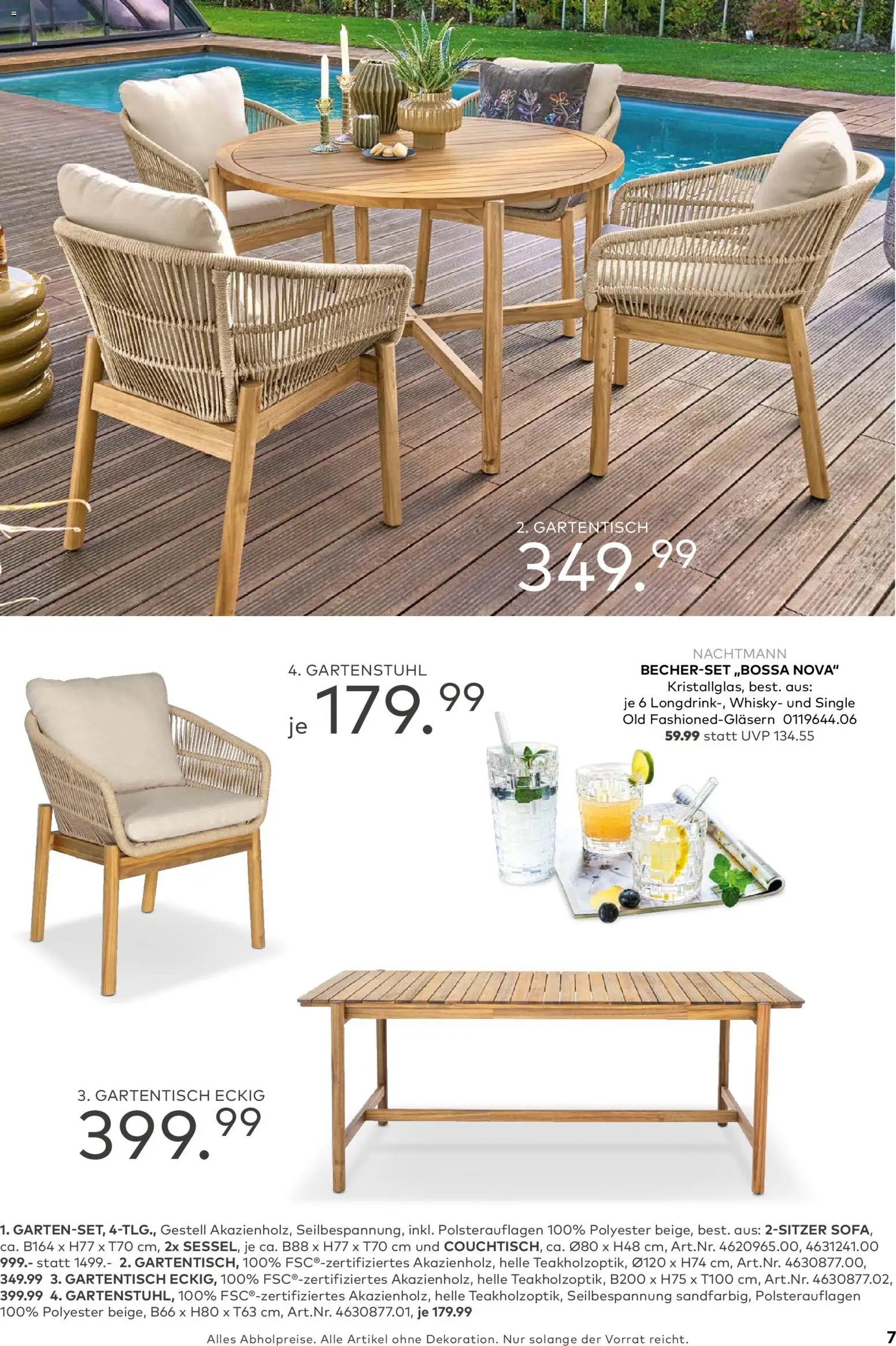 Porta! Gartenmöbel Katalog