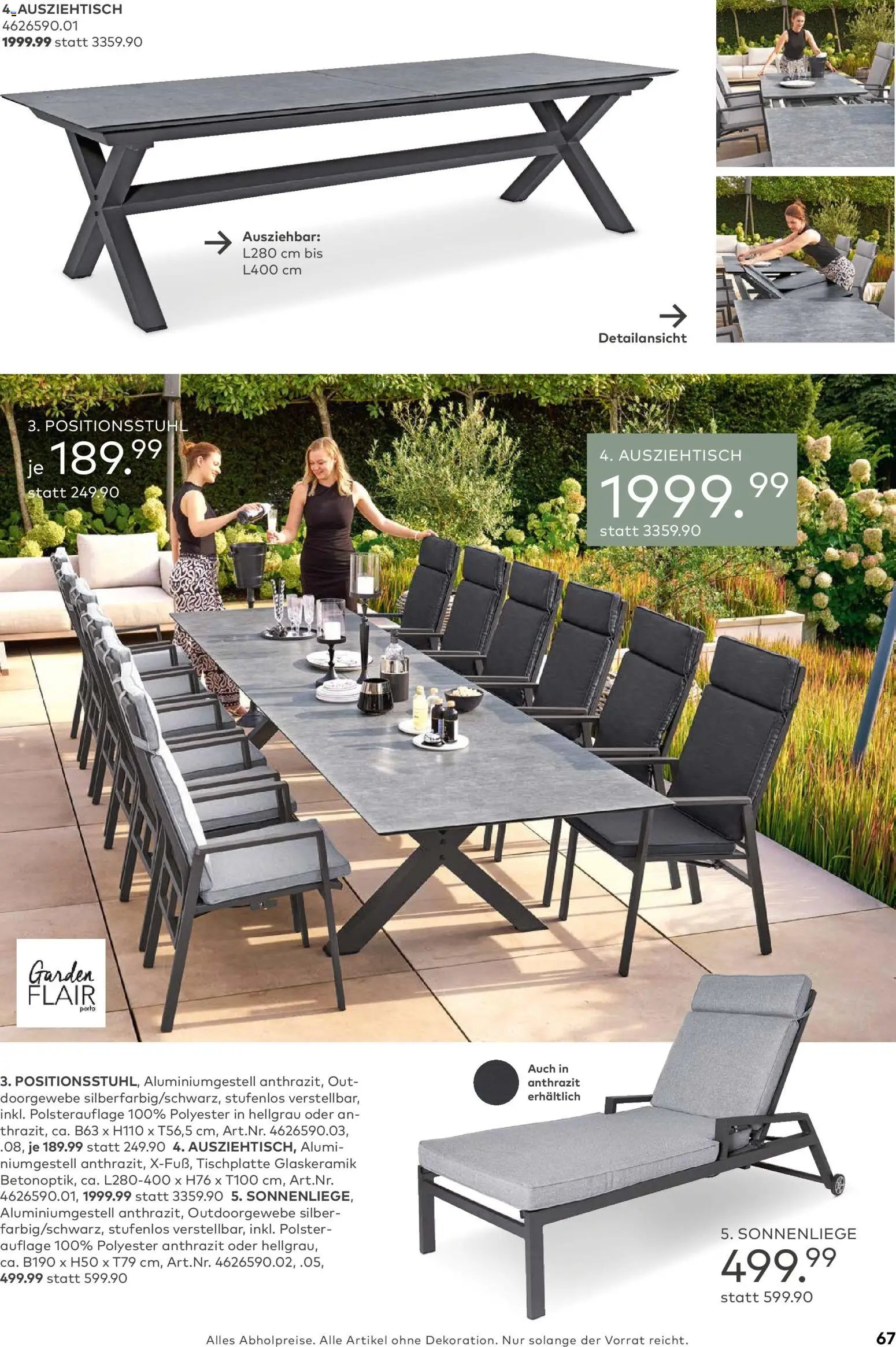 Porta! Gartenmöbel Katalog