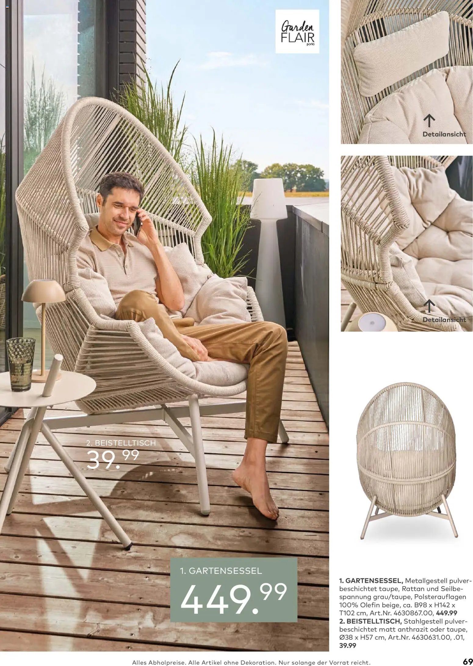 Porta! Gartenmöbel Katalog
