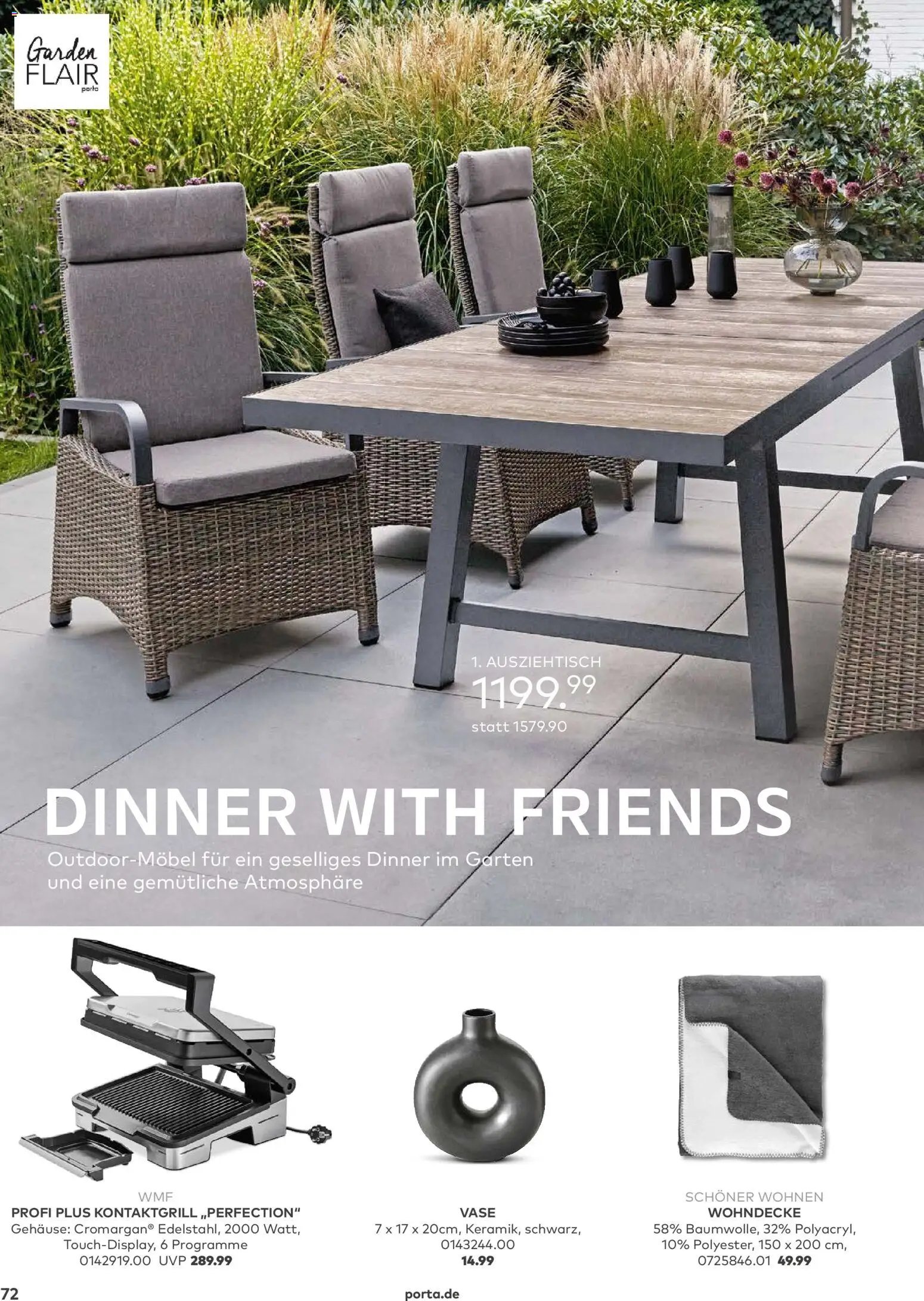 Porta! Gartenmöbel Katalog