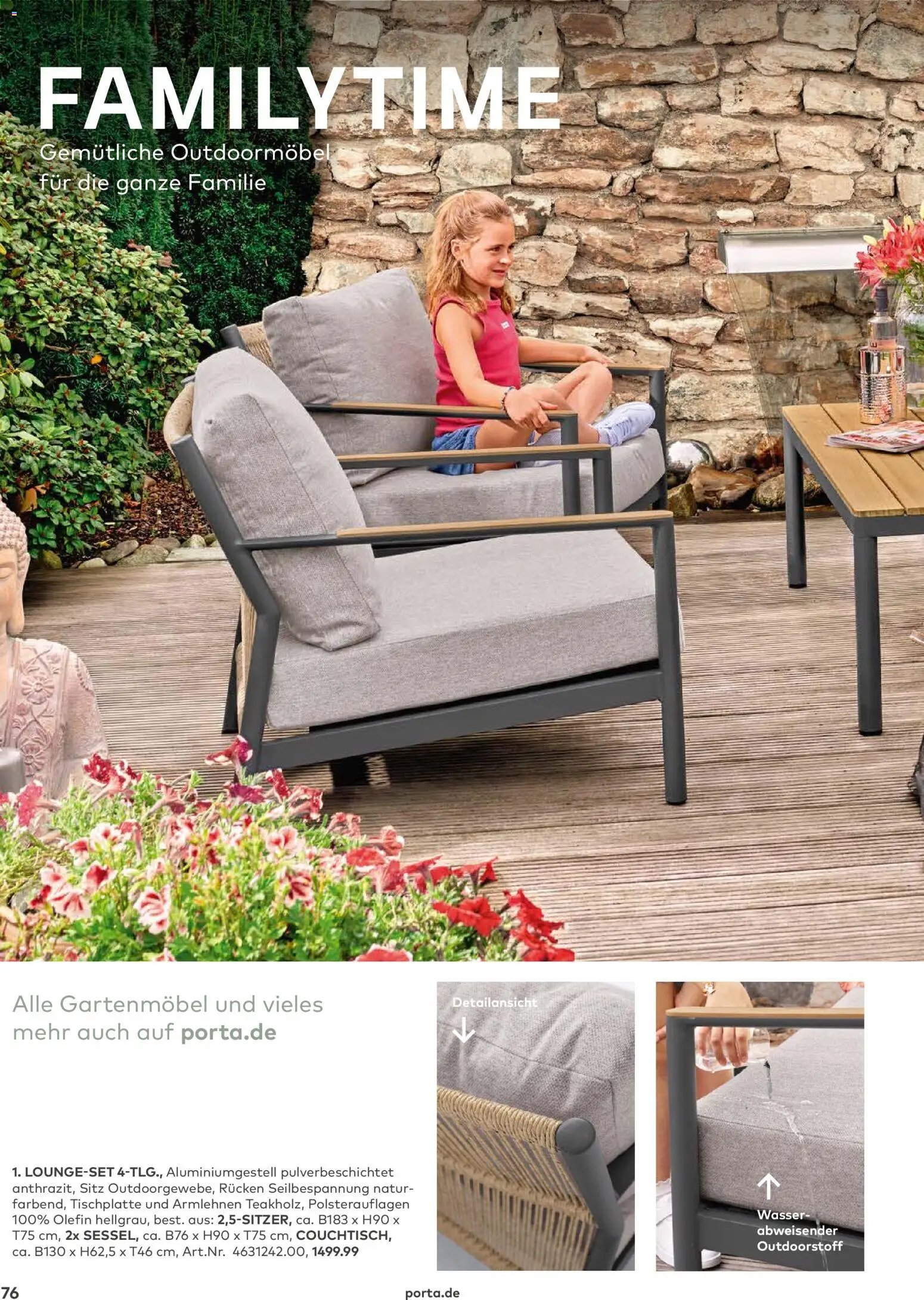 Porta! Gartenmöbel Katalog