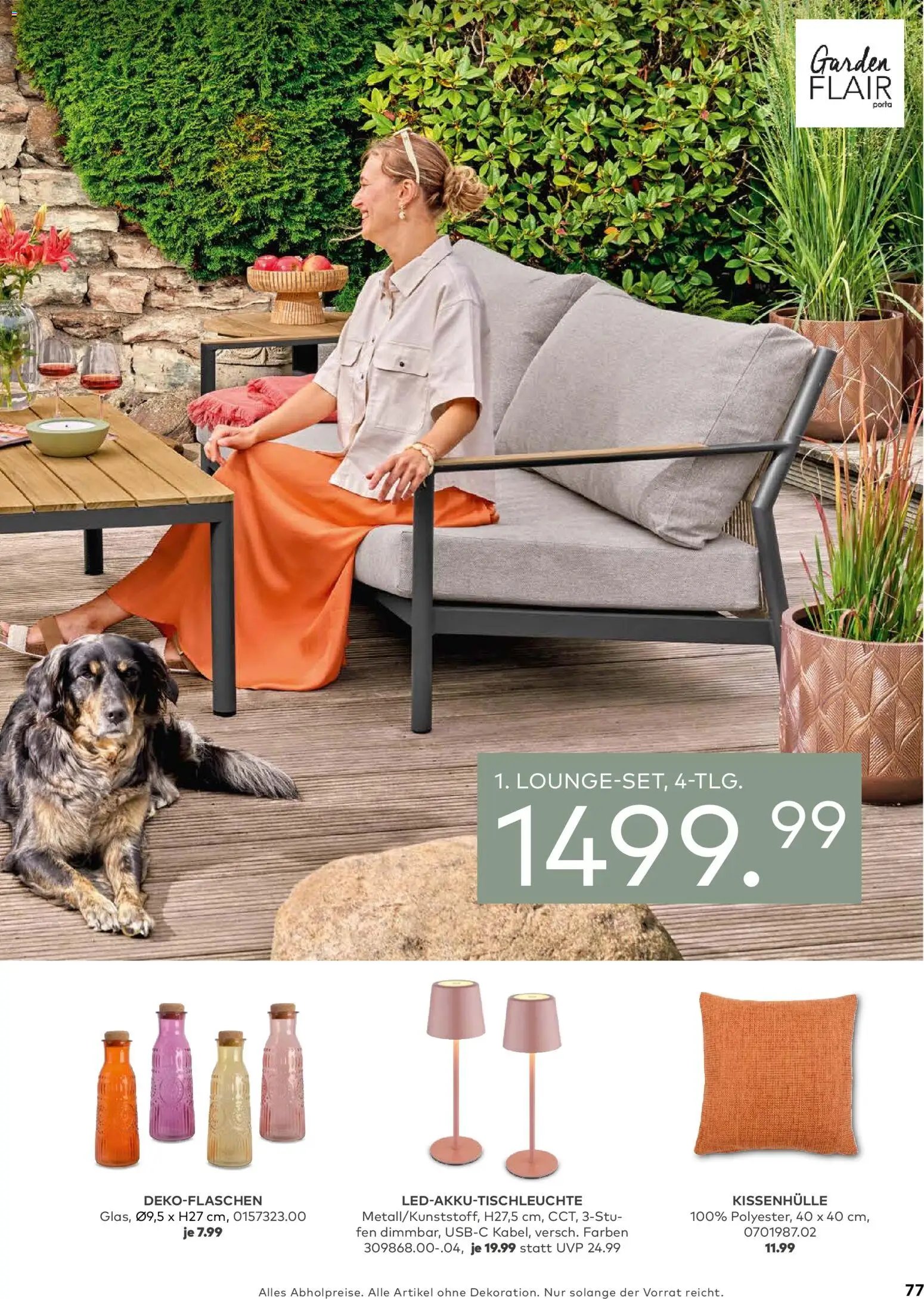 Porta! Gartenmöbel Katalog