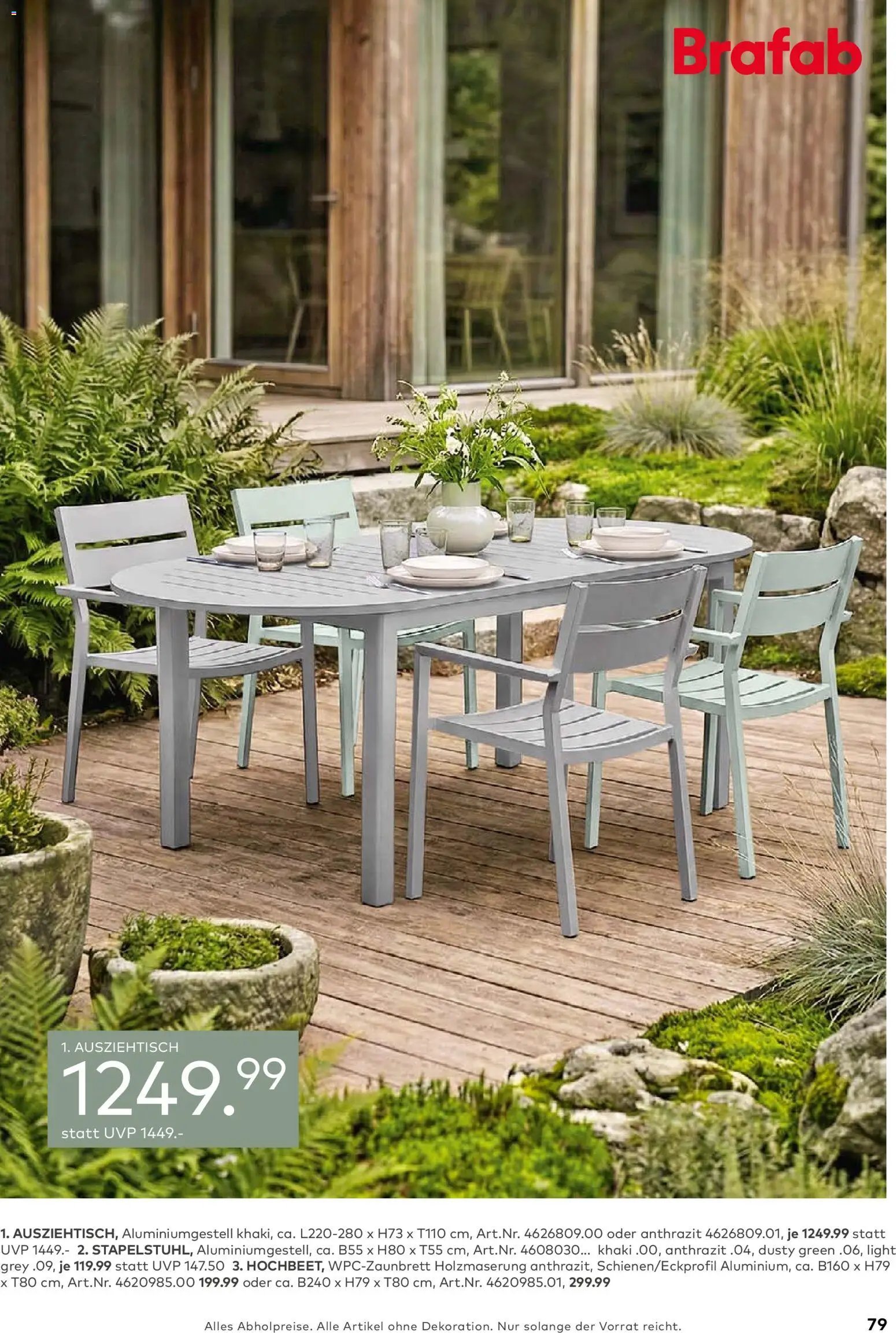 Porta! Gartenmöbel Katalog