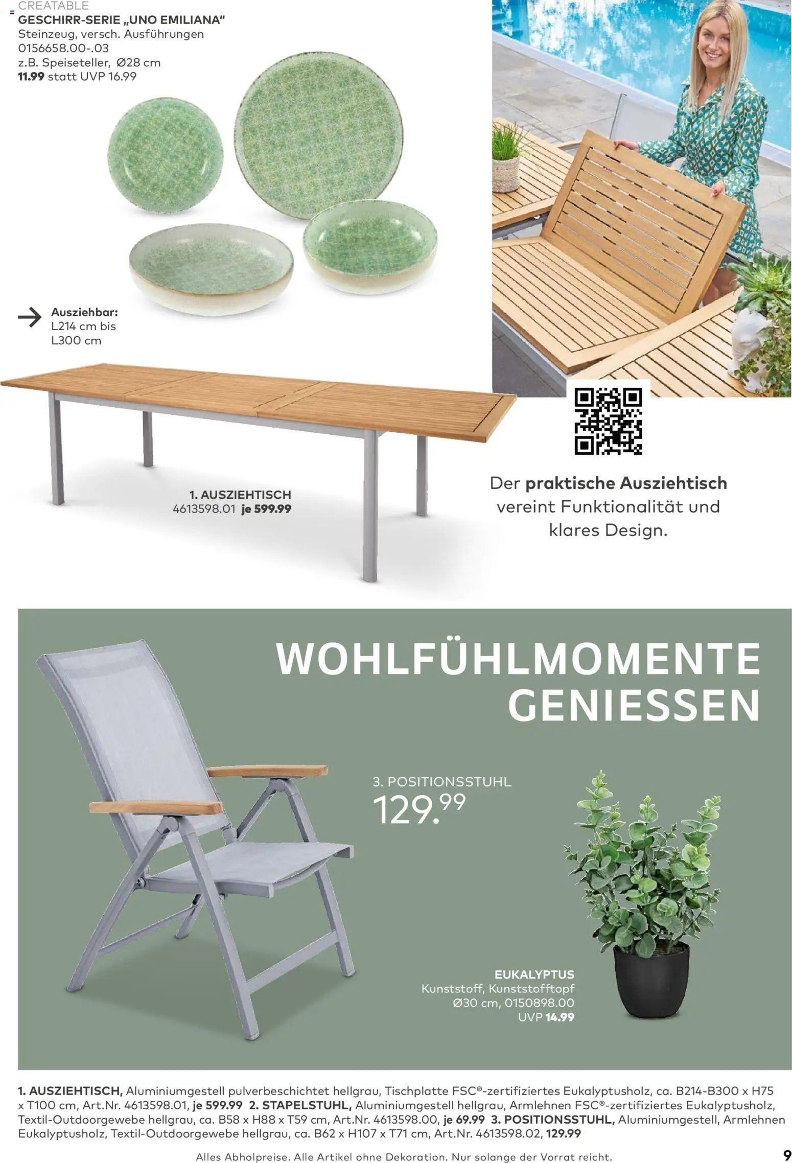 Porta! Gartenmöbel Katalog