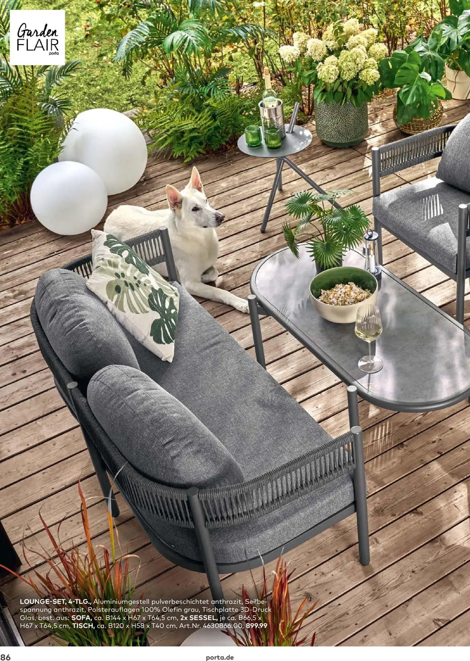 Porta! Gartenmöbel Katalog
