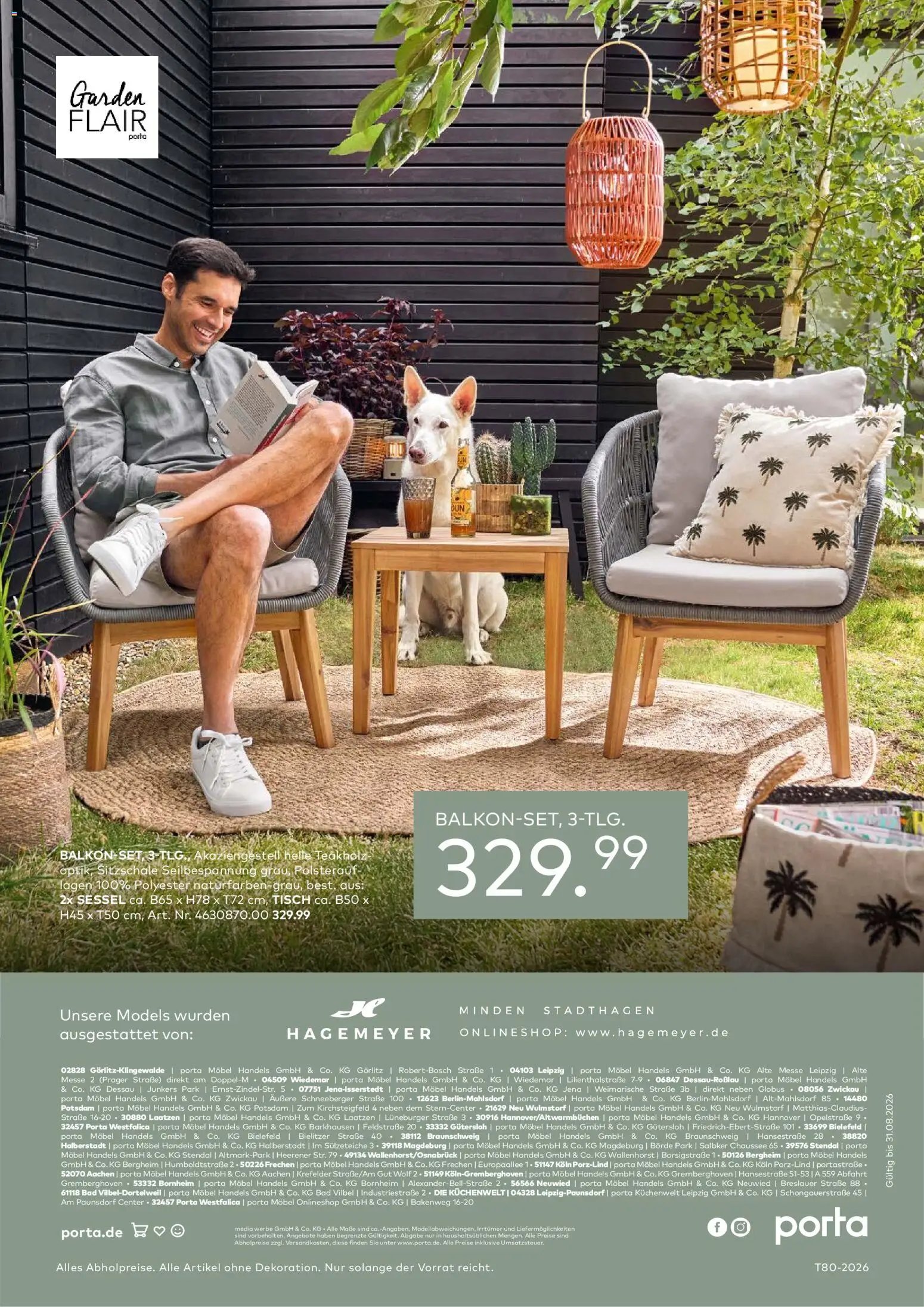 Porta! Gartenmöbel Katalog