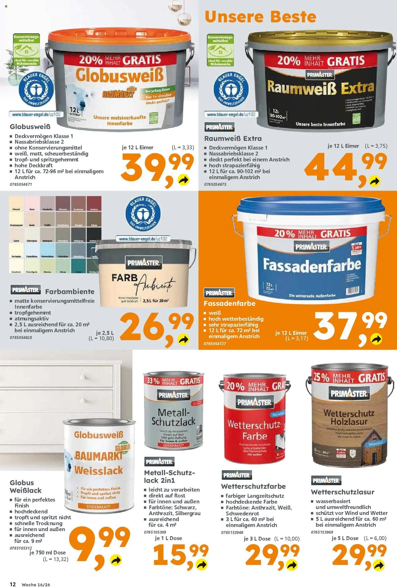 Globus Baumarkt Prospekt 	