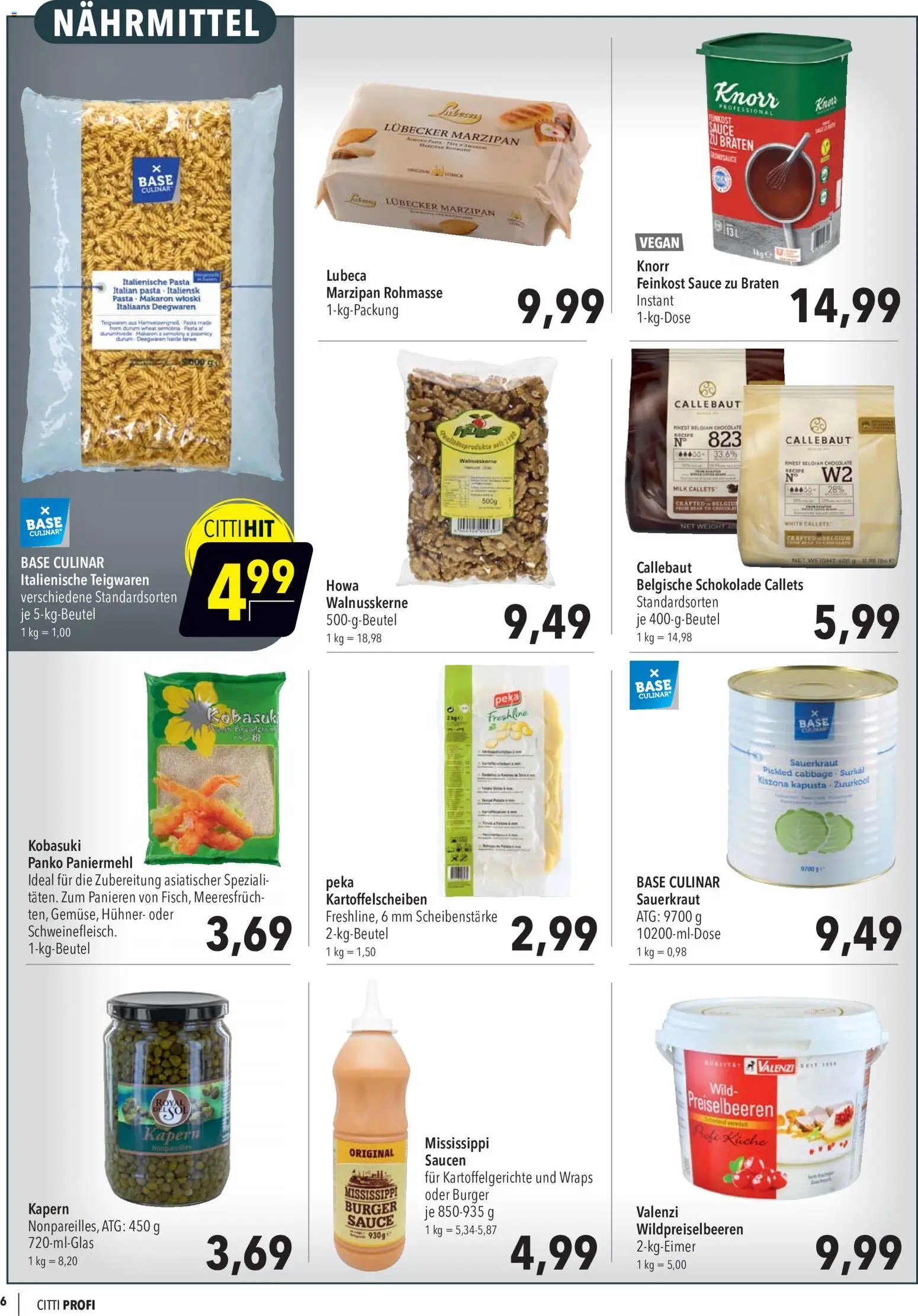 CITTI Markt Aktuelle Angebote für Profis