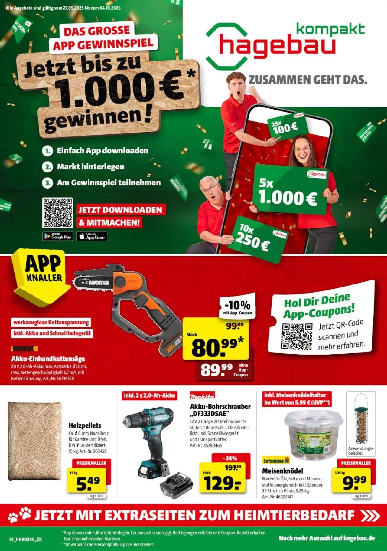 Hagebau Prospekt Daun (2025-09-27 - 2025-10-04) | 1