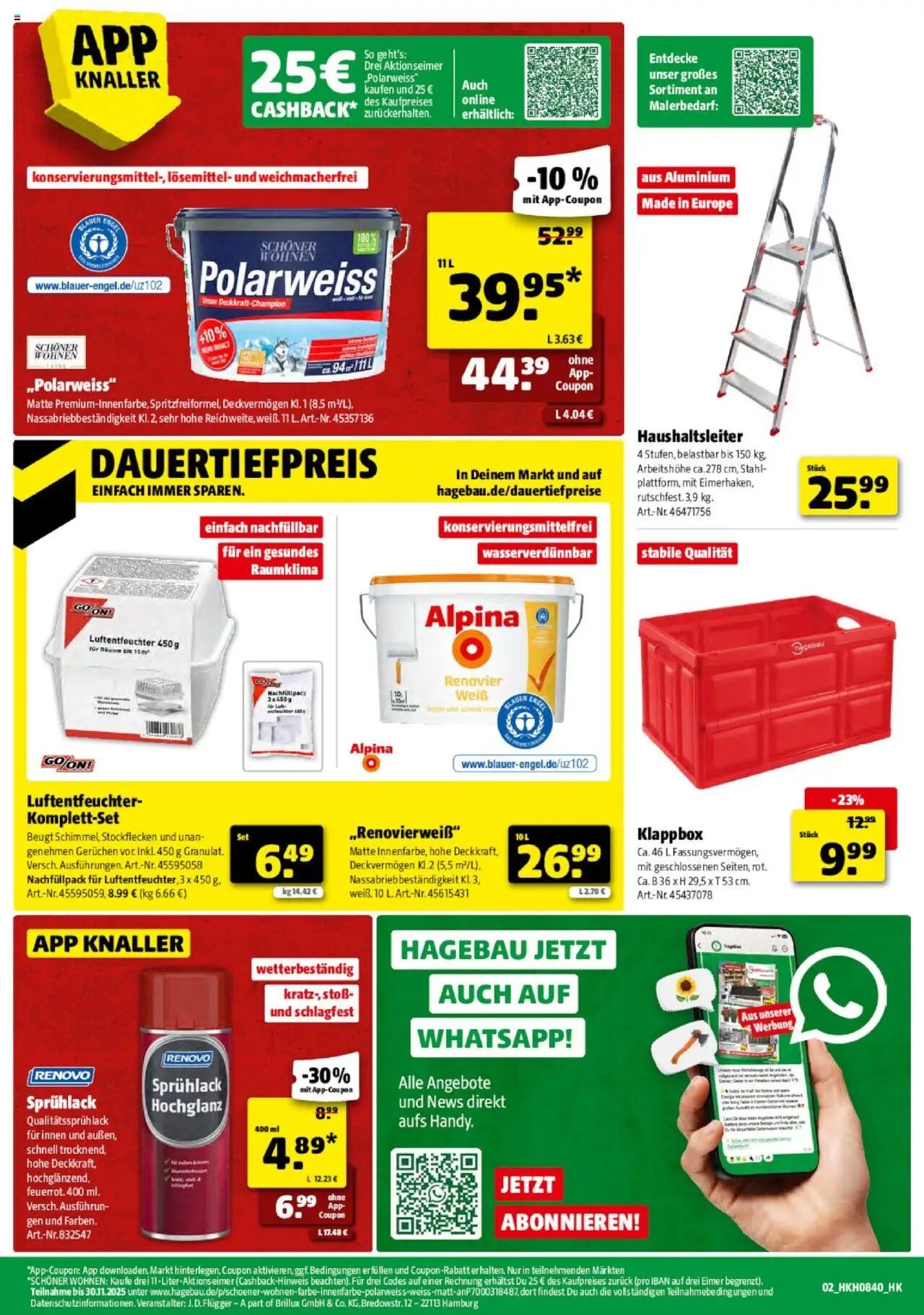 Hagebau Prospekt Daun (2025-09-27 - 2025-10-04) | 2
