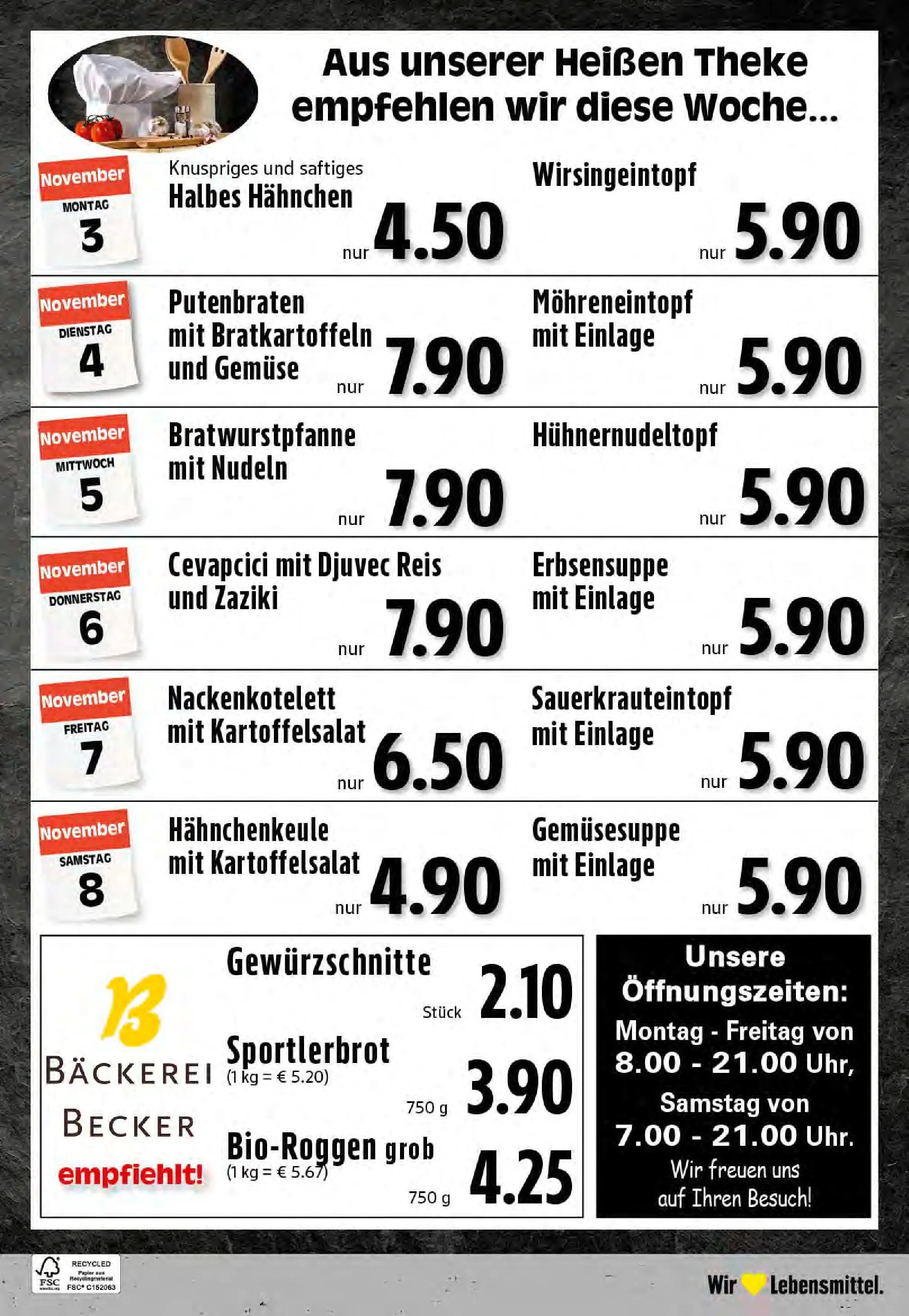 Edeka prospekt Reken-Bahnhof	