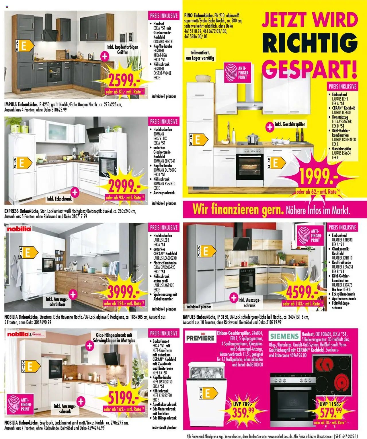 SB Möbel Boss Prospekt 	 (2025-10-04 - 2025-10-10) | 11