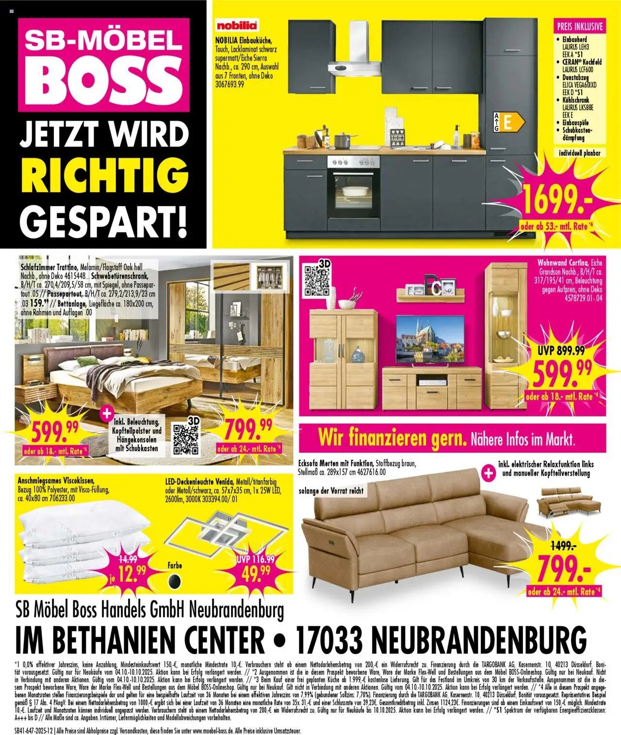 SB Möbel Boss Prospekt 	 (2025-10-04 - 2025-10-10) | 12
