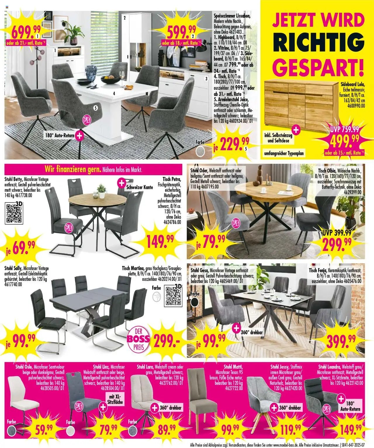 SB Möbel Boss Prospekt 	 (2025-10-04 - 2025-10-10) | 7