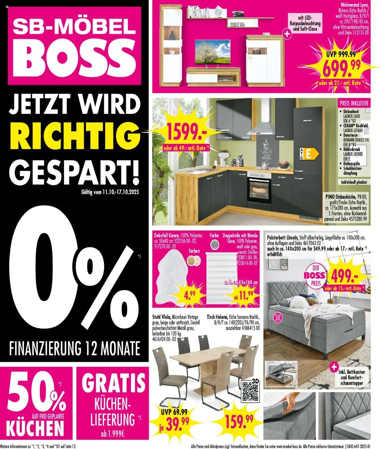 SB Möbel Boss Prospekt Neubrandenburg (2025-10-11 - 2025-10-17) | 1