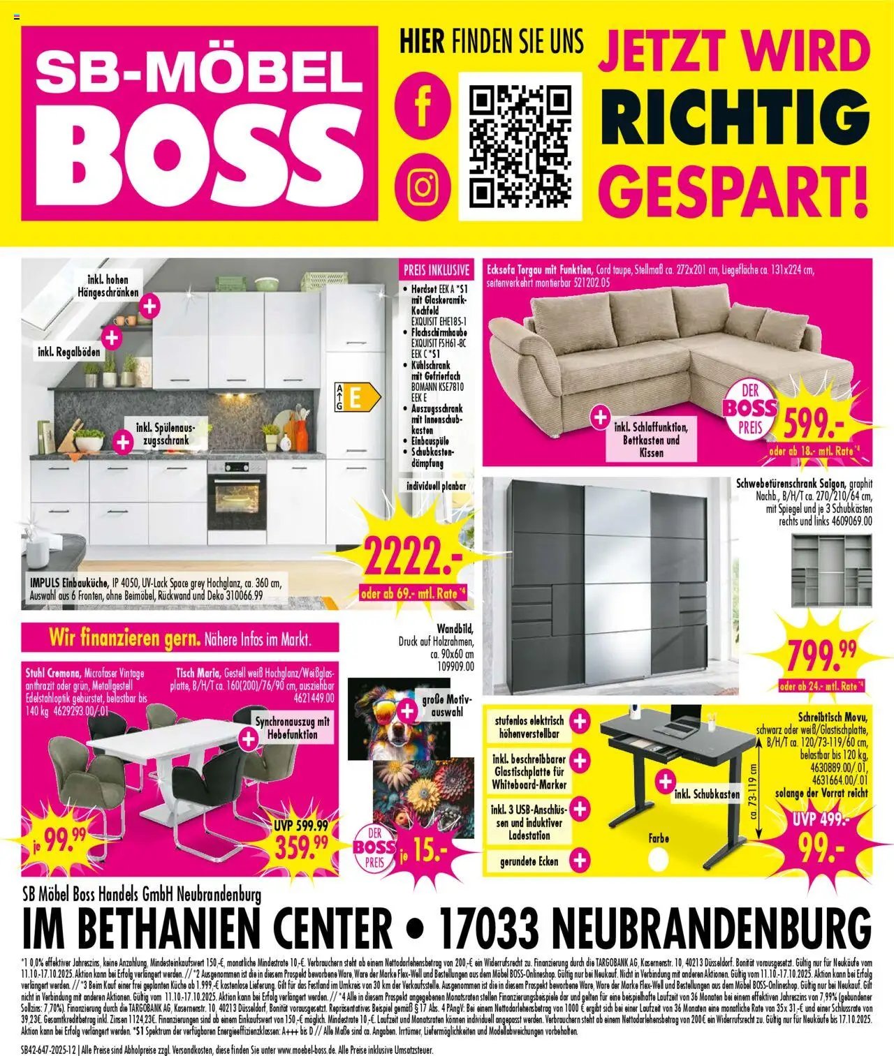 SB Möbel Boss Prospekt Neubrandenburg (2025-10-11 - 2025-10-17) | 12