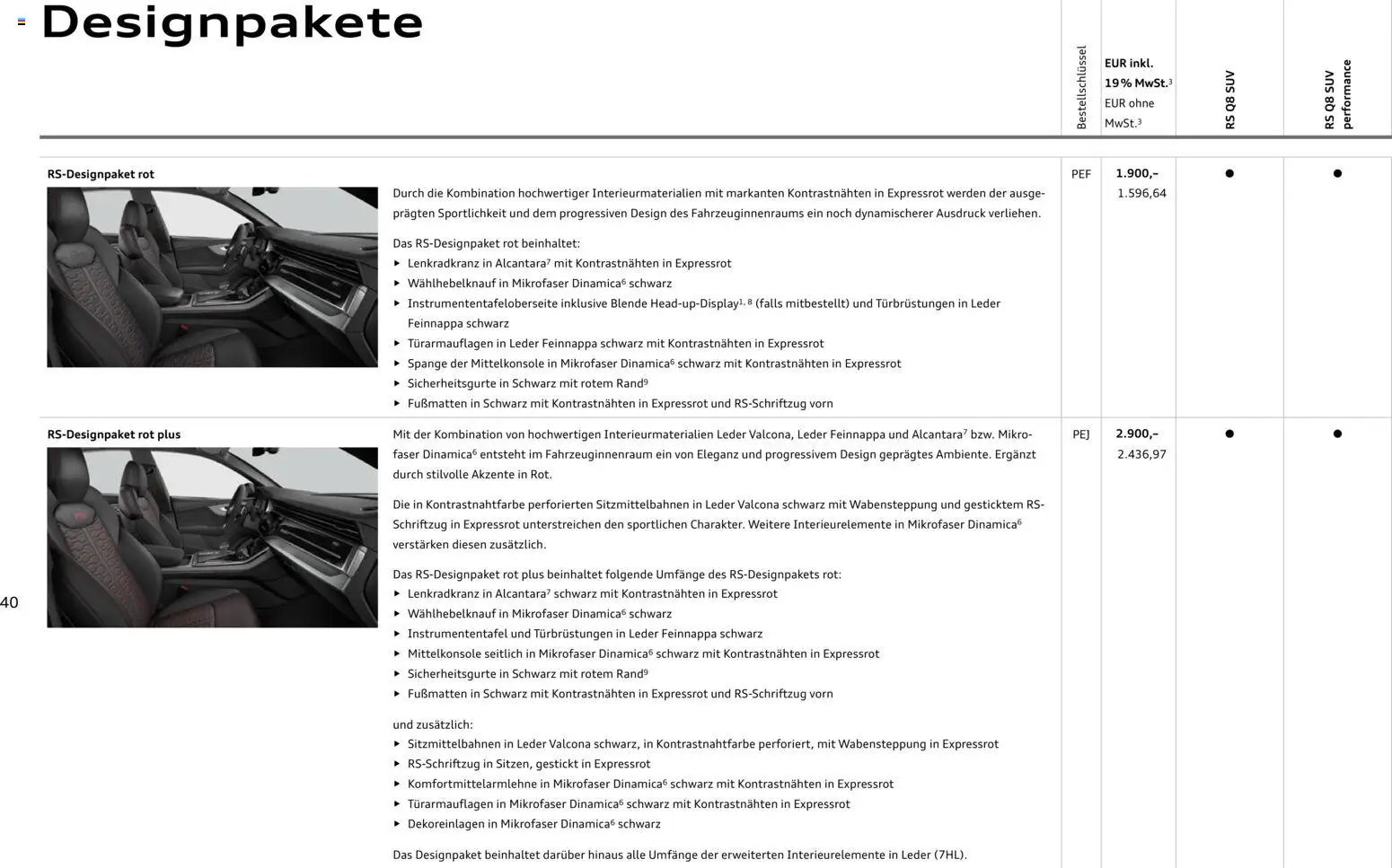 Audi RS Q8 / RS Q8 performance (2025-10-28 - 2026-10-28)