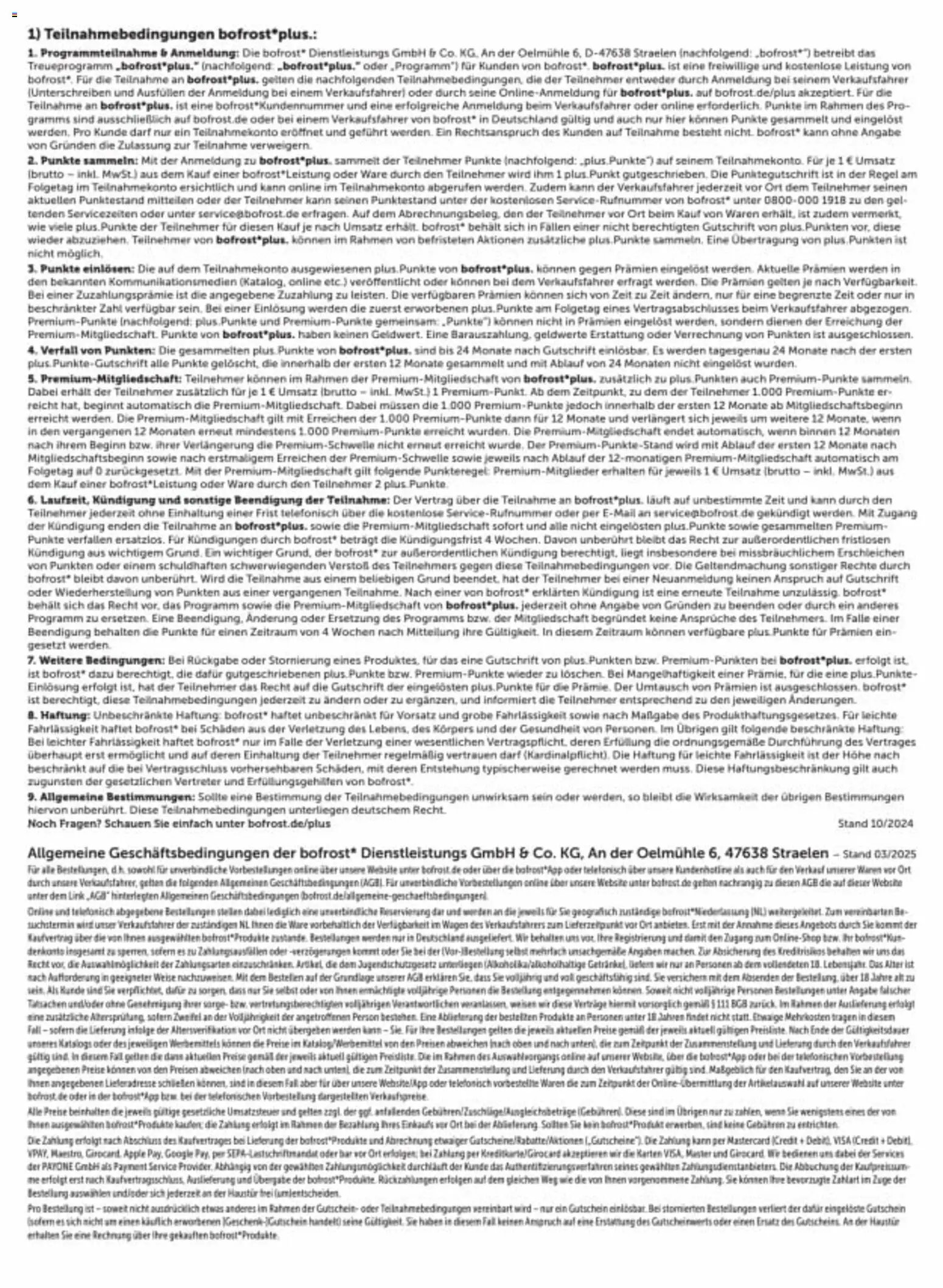 Bofrost Katalog (2026-03-06 - 2026-08-31)