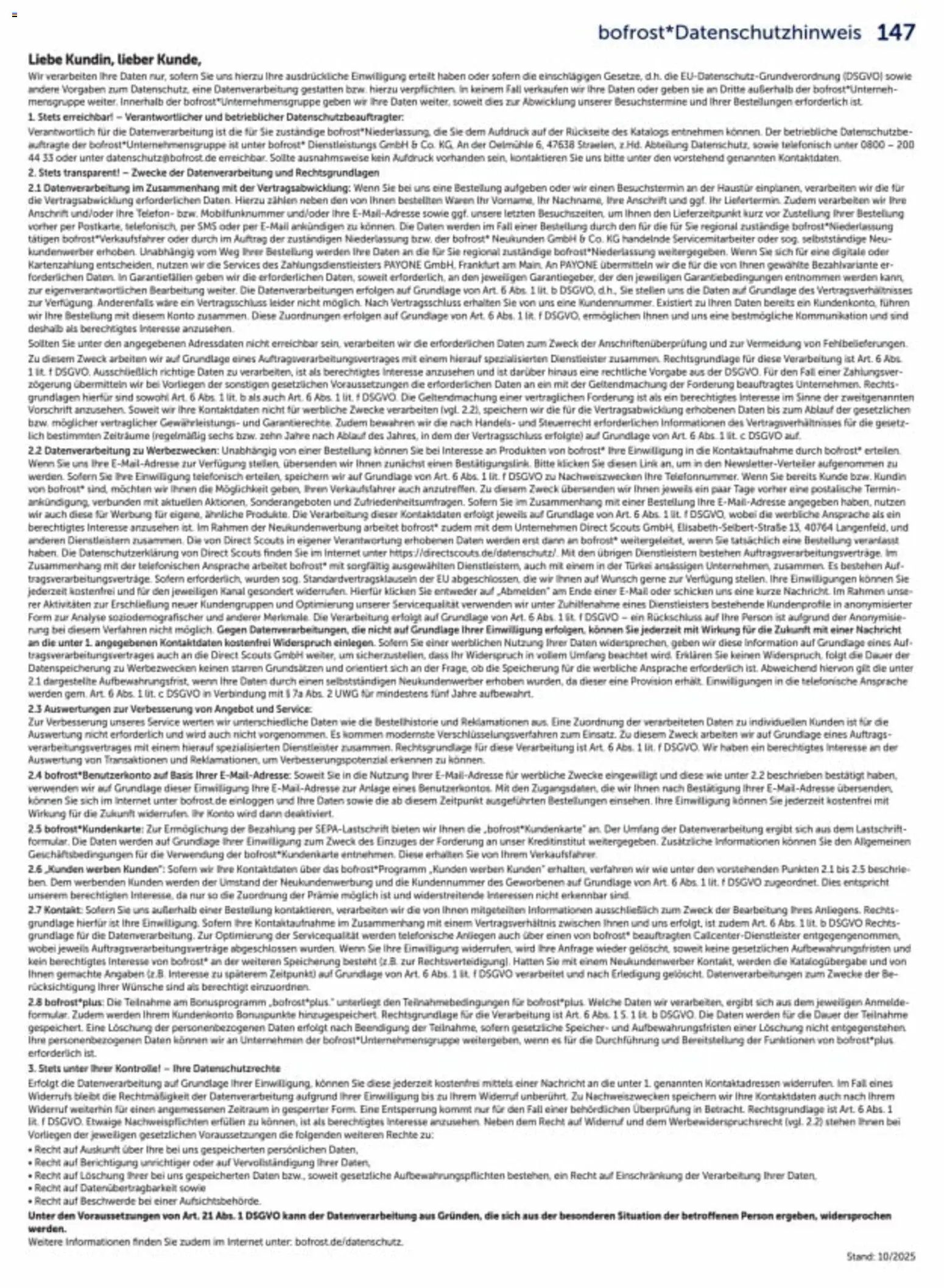 Bofrost Katalog (2026-03-06 - 2026-08-31)