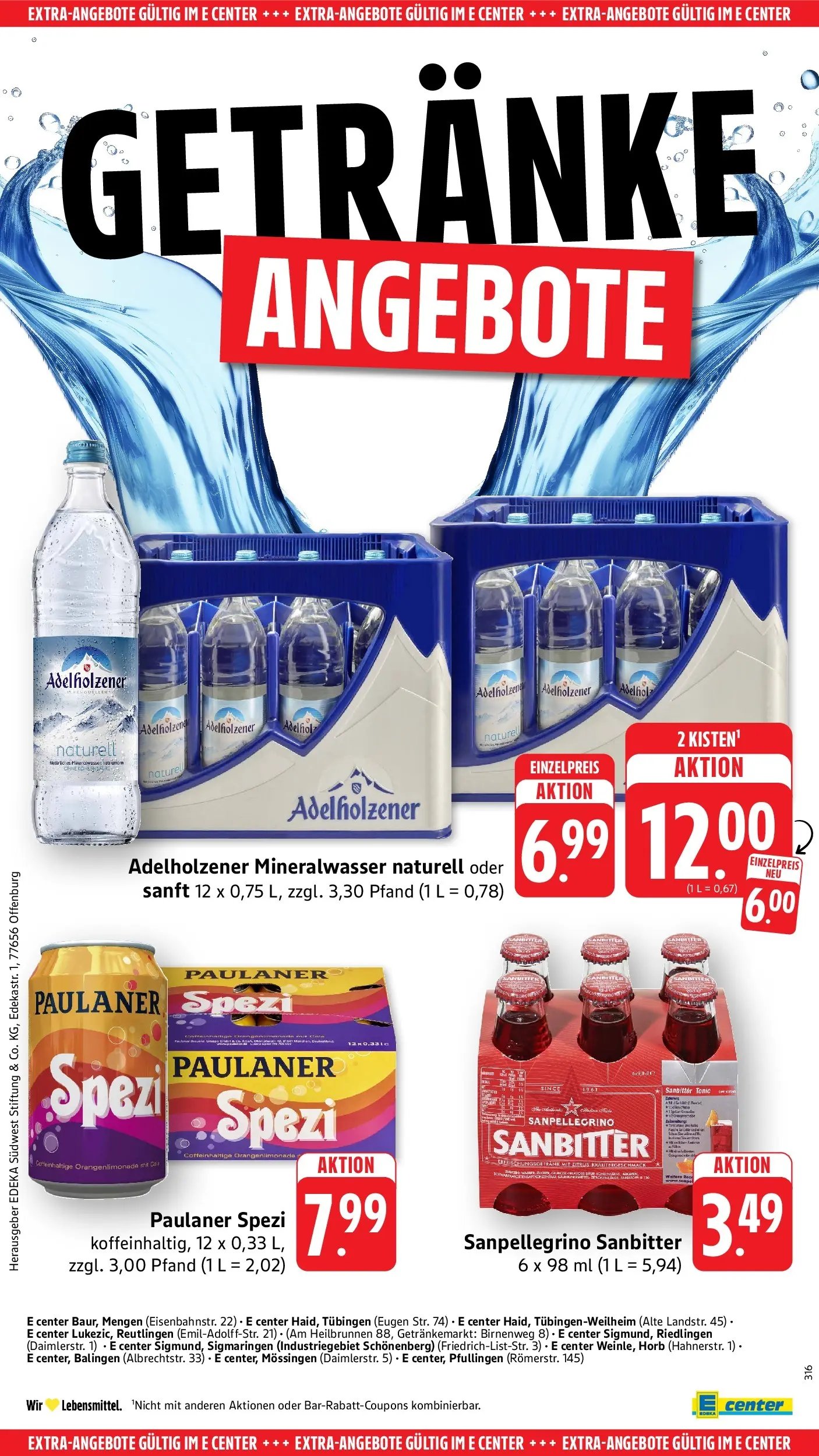 E center Prospekt Sigmaringen	