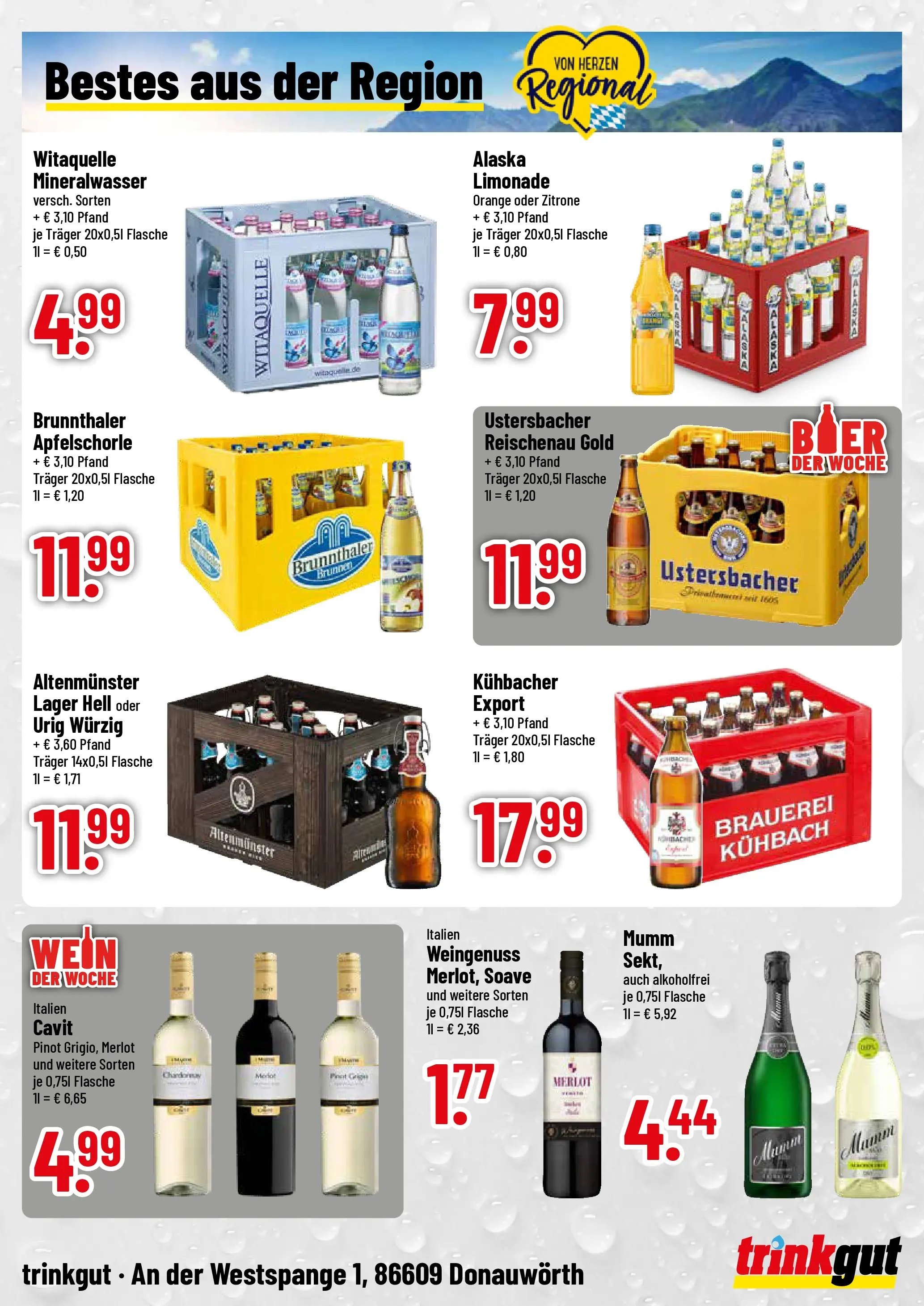 Trinkgut Prospekt Donauwörth