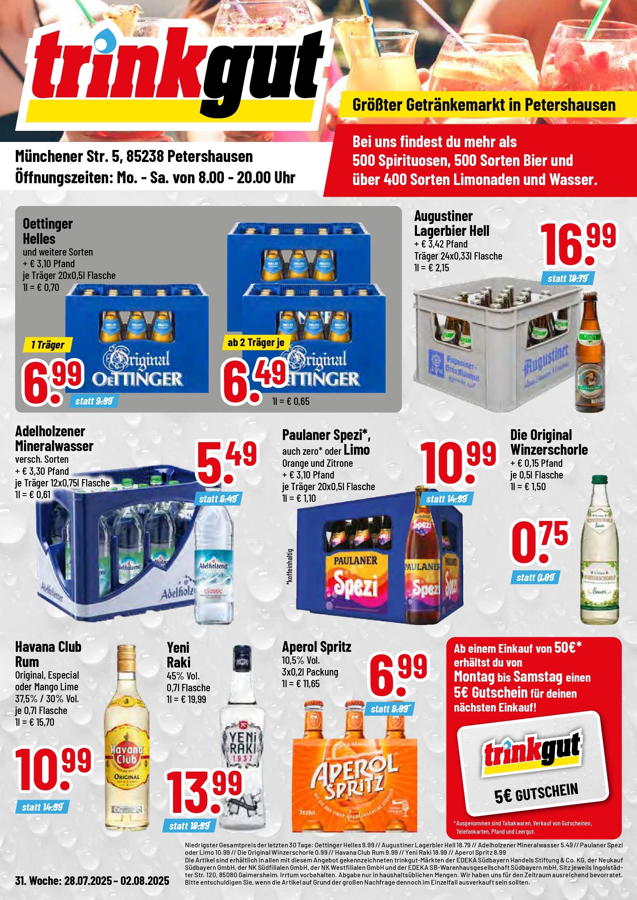 Trinkgut prospekt Petershausen	 (2025-07-27 - 2025-08-02) | 1