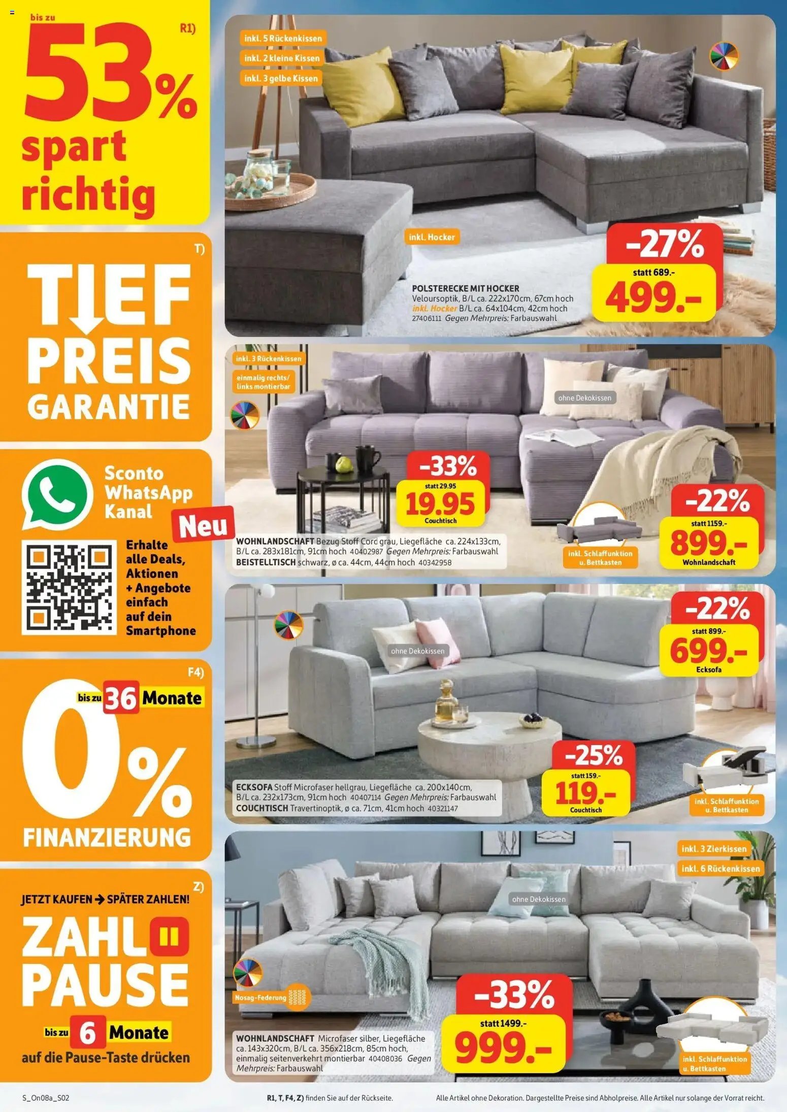Sconto - SCONTO: Prospekt