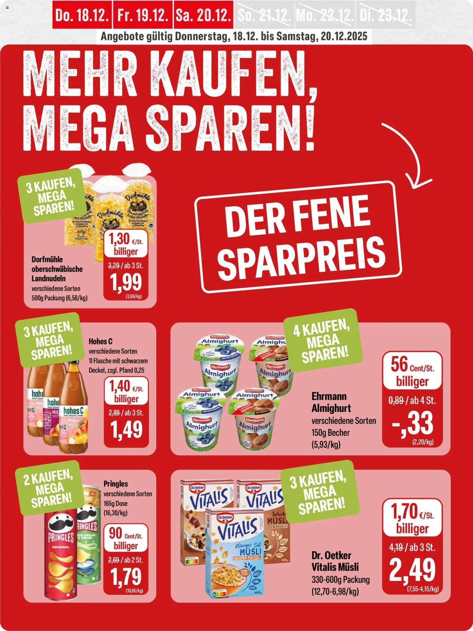 Feneberg Angebote (2025-12-18 - 2025-12-20)