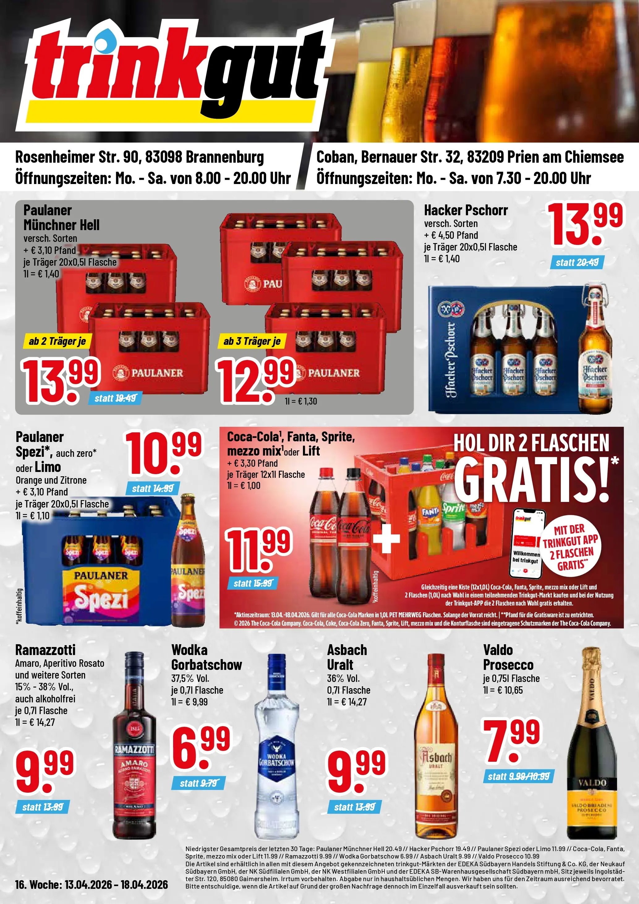 Trinkgut Prospekt Prien Am Chiemsee	