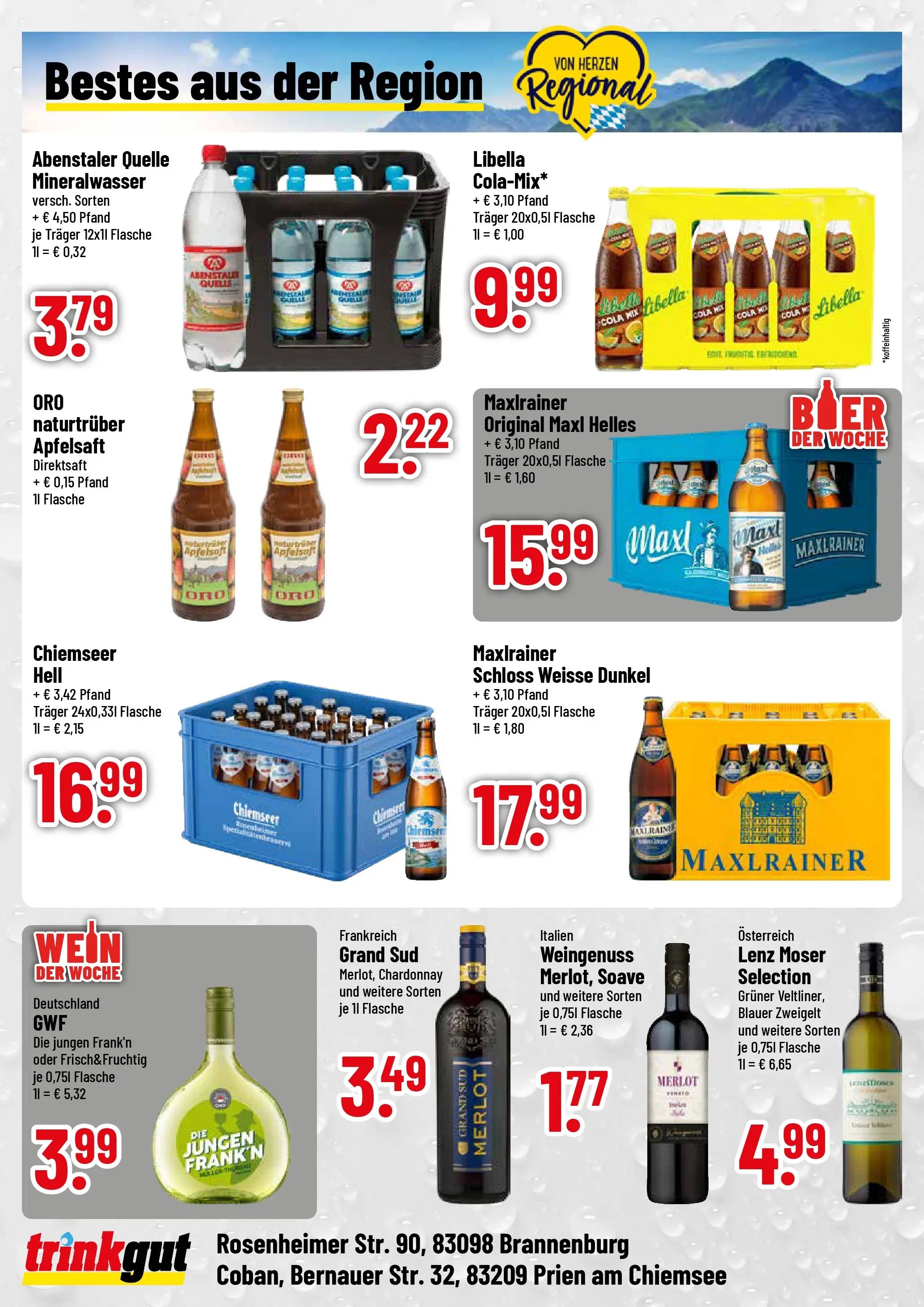 Trinkgut Prospekt Prien Am Chiemsee	