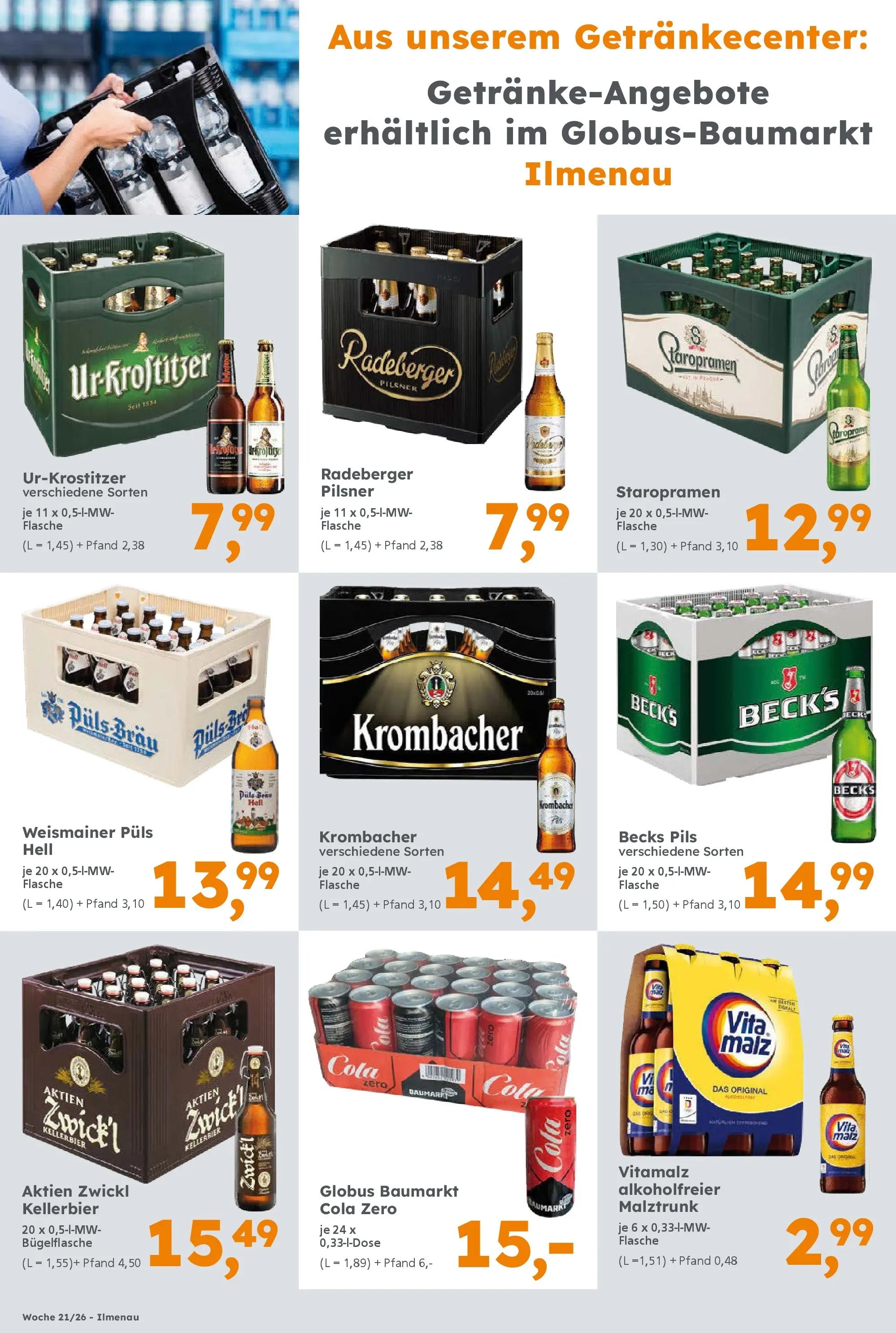 Globus Baumarkt Prospekt Ilmenau	
