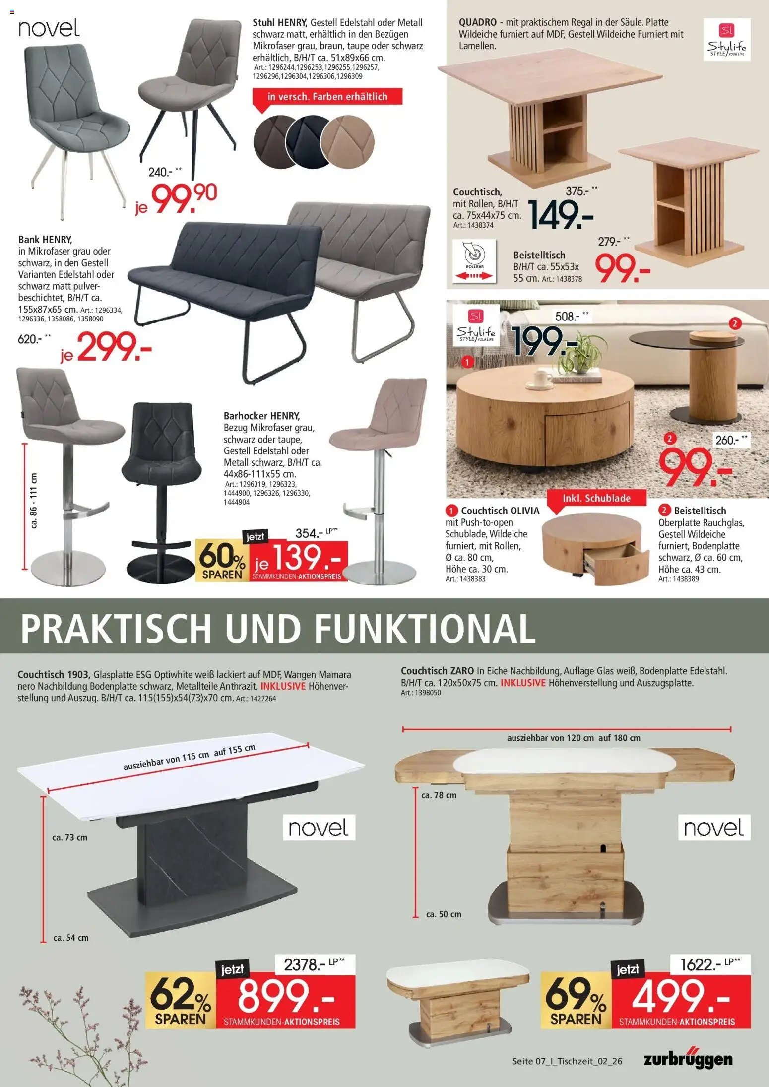 Zurbrüggen Tischzeit