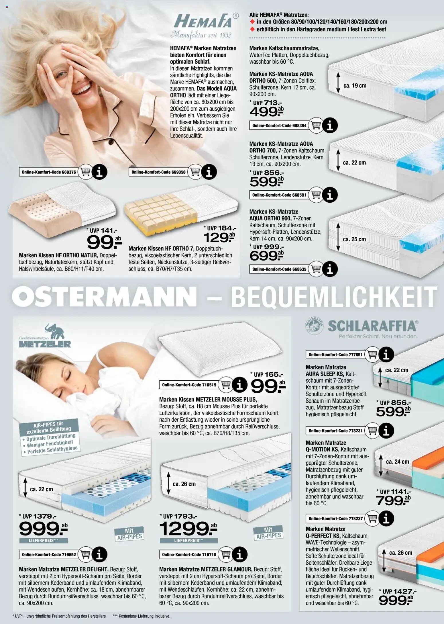 Ostermann Schlafen-spezial