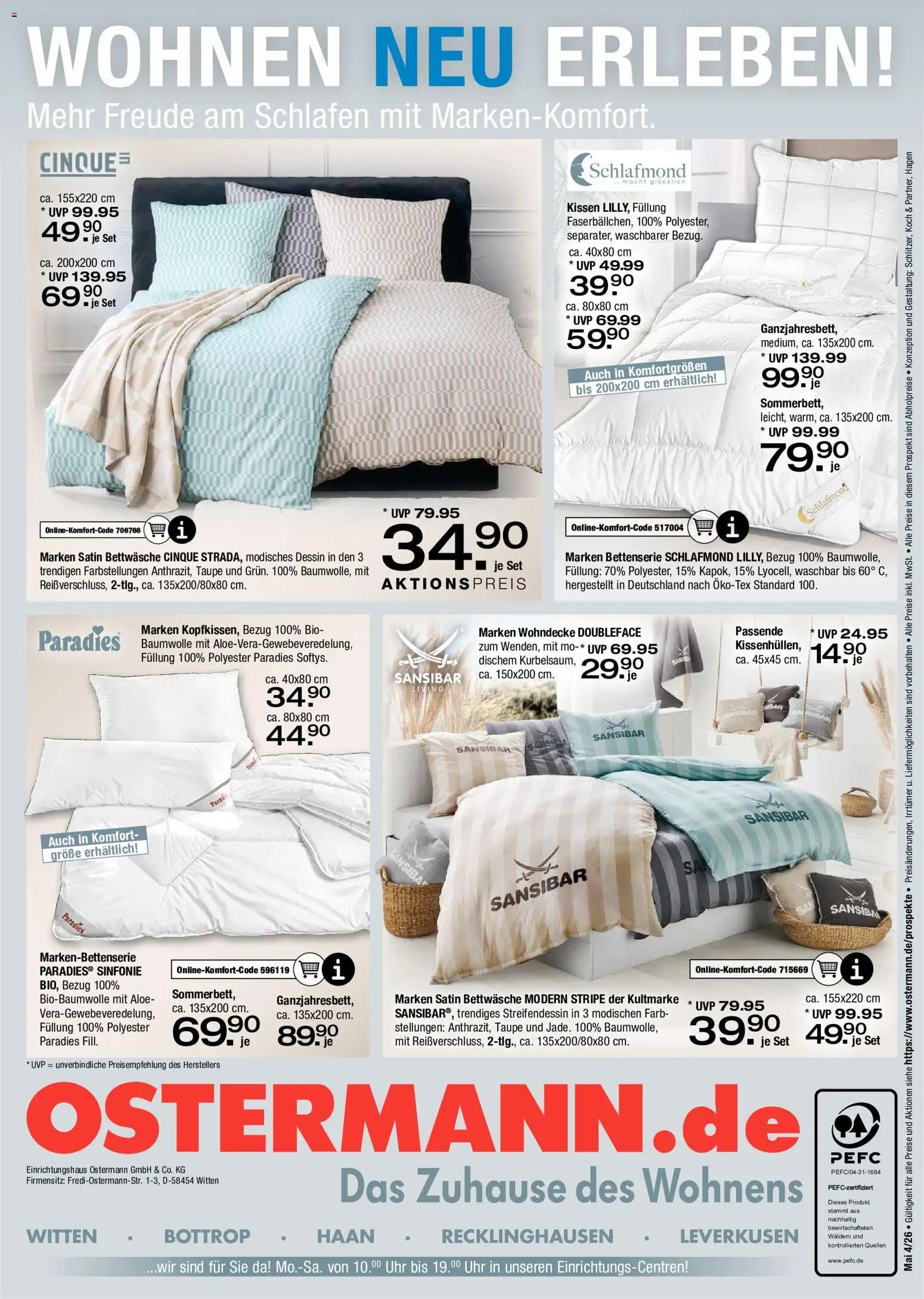 Ostermann Schlafen-spezial