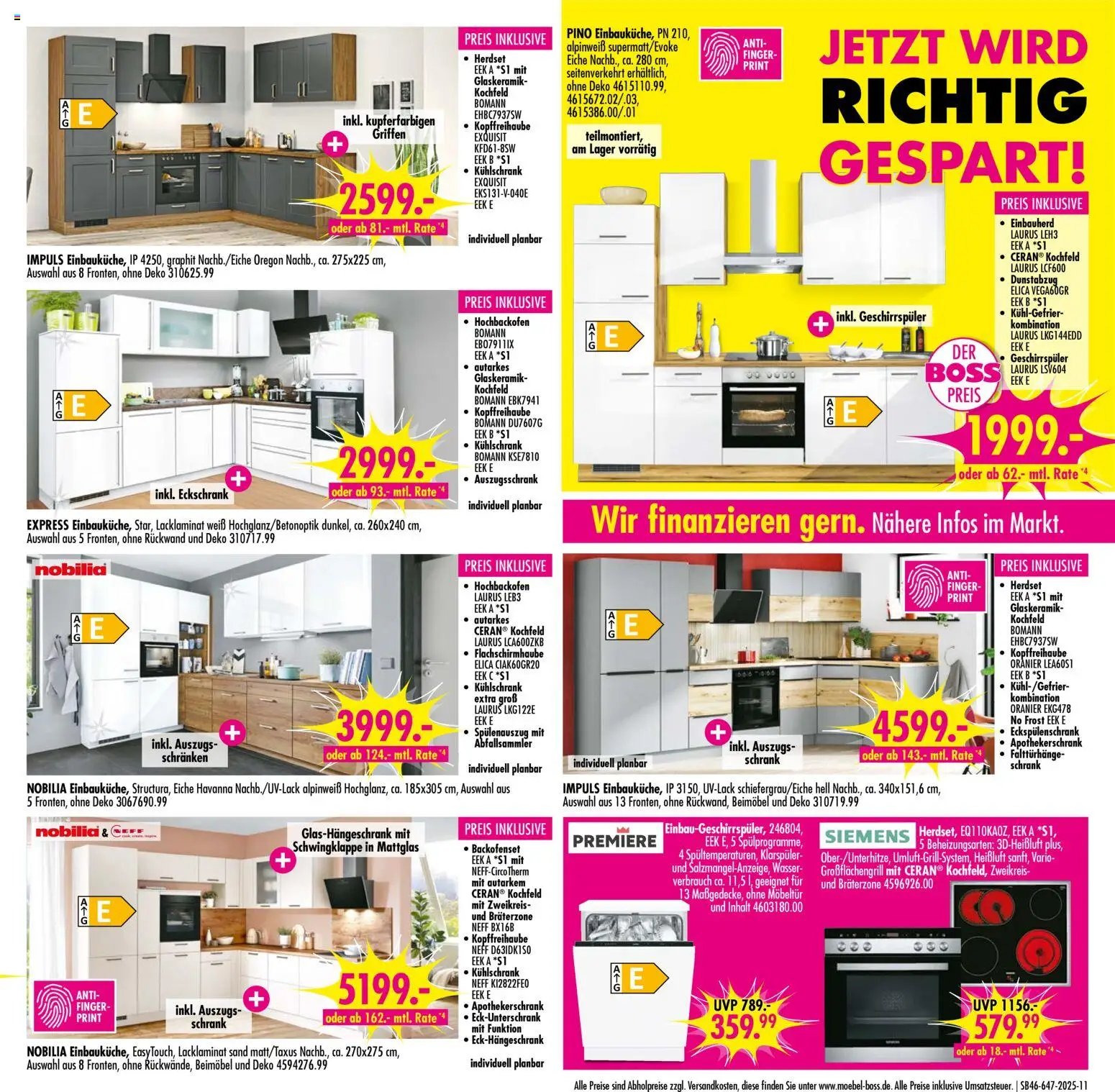SB Möbel Boss Prospekt Neubrandenburg (2025-11-08 - 2025-11-14)