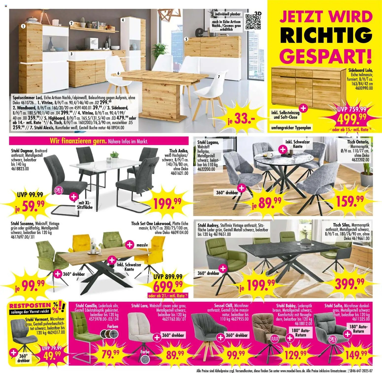 SB Möbel Boss Prospekt Neubrandenburg (2025-11-08 - 2025-11-14)