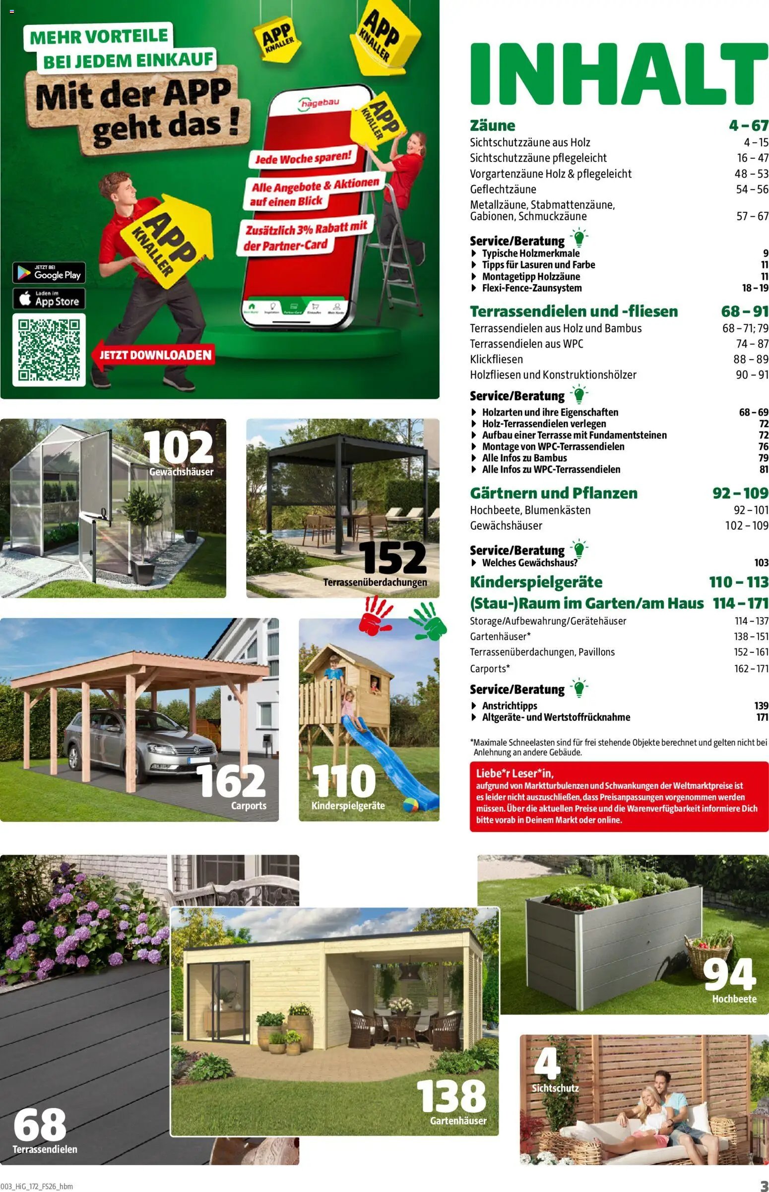 Hagebau Gartengestaltungsortiment