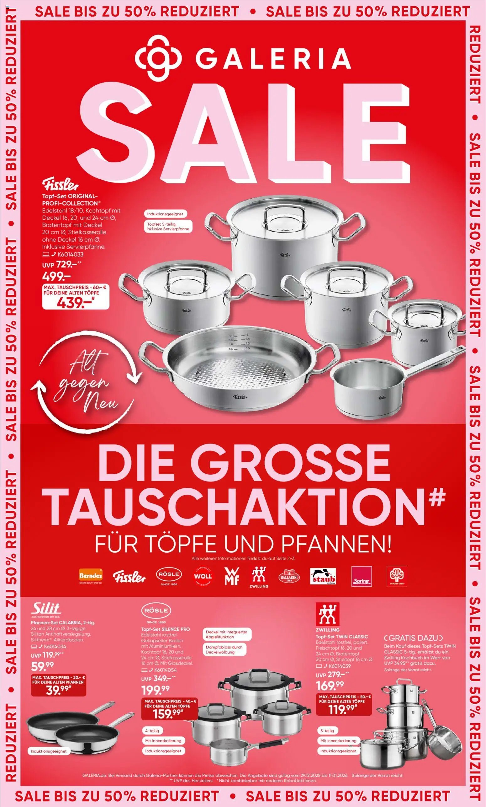 Galeria Karstadt Kaufhof Prospekt 	